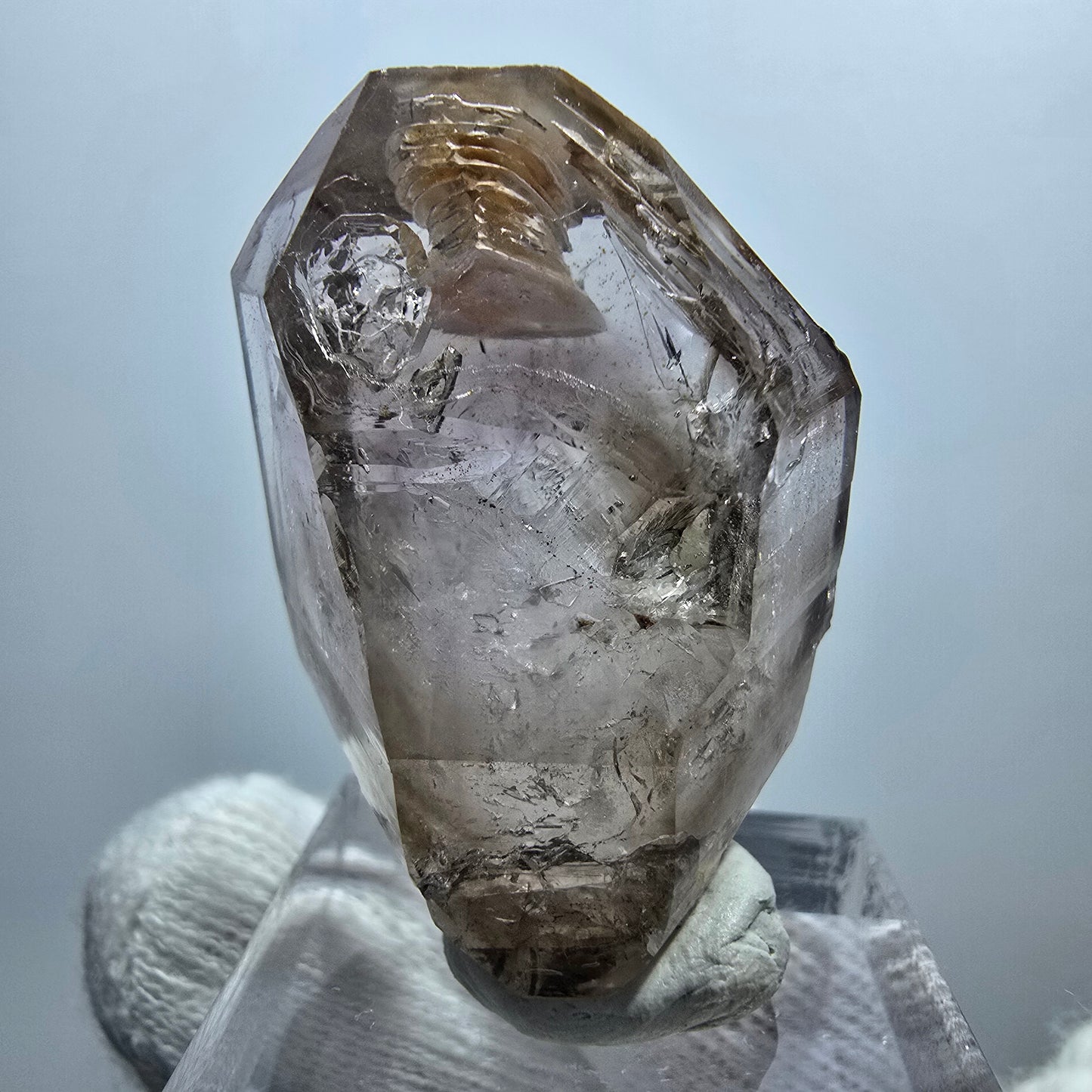 Sceptre d'améthyste fantôme Enhydro, 2x Bubble Goboboseb, Namibie 33 x 27 x 20 mm
