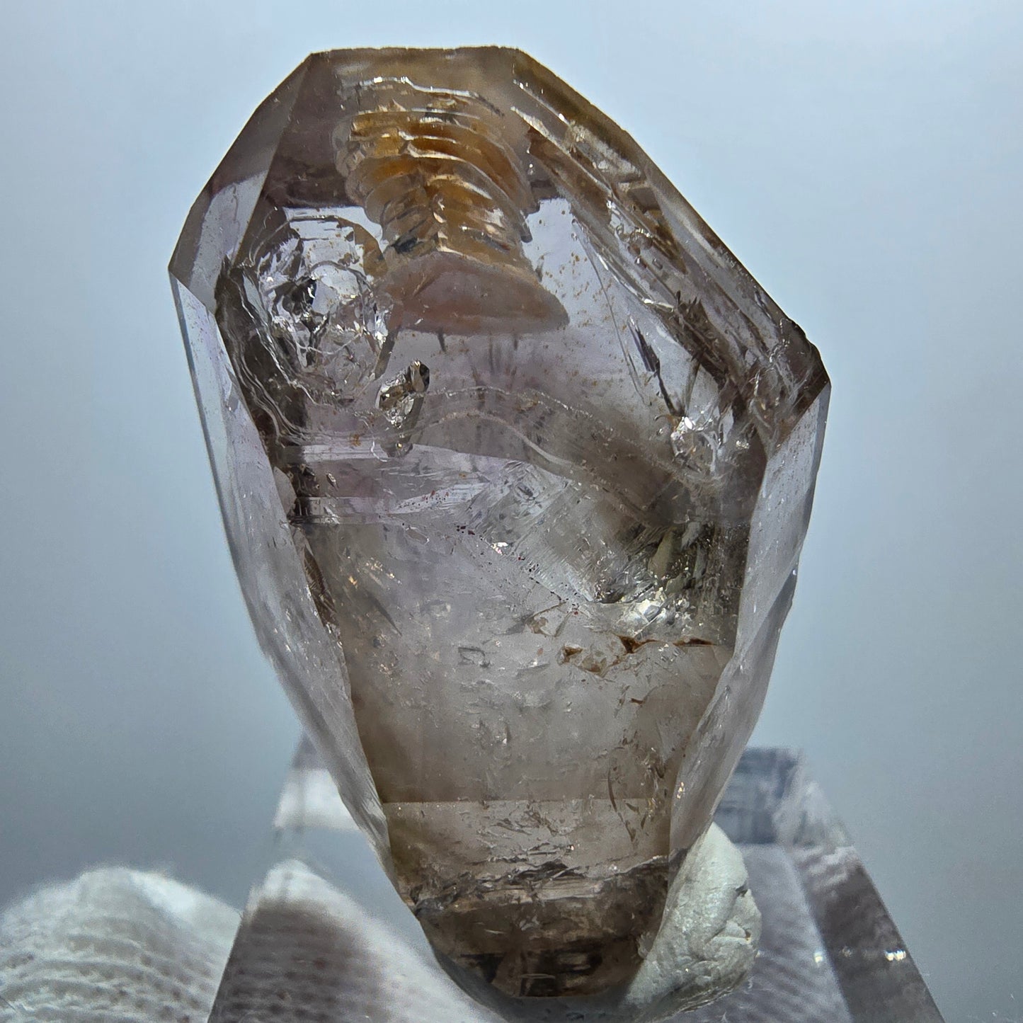 Sceptre d'améthyste fantôme Enhydro, 2x Bubble Goboboseb, Namibie 33 x 27 x 20 mm