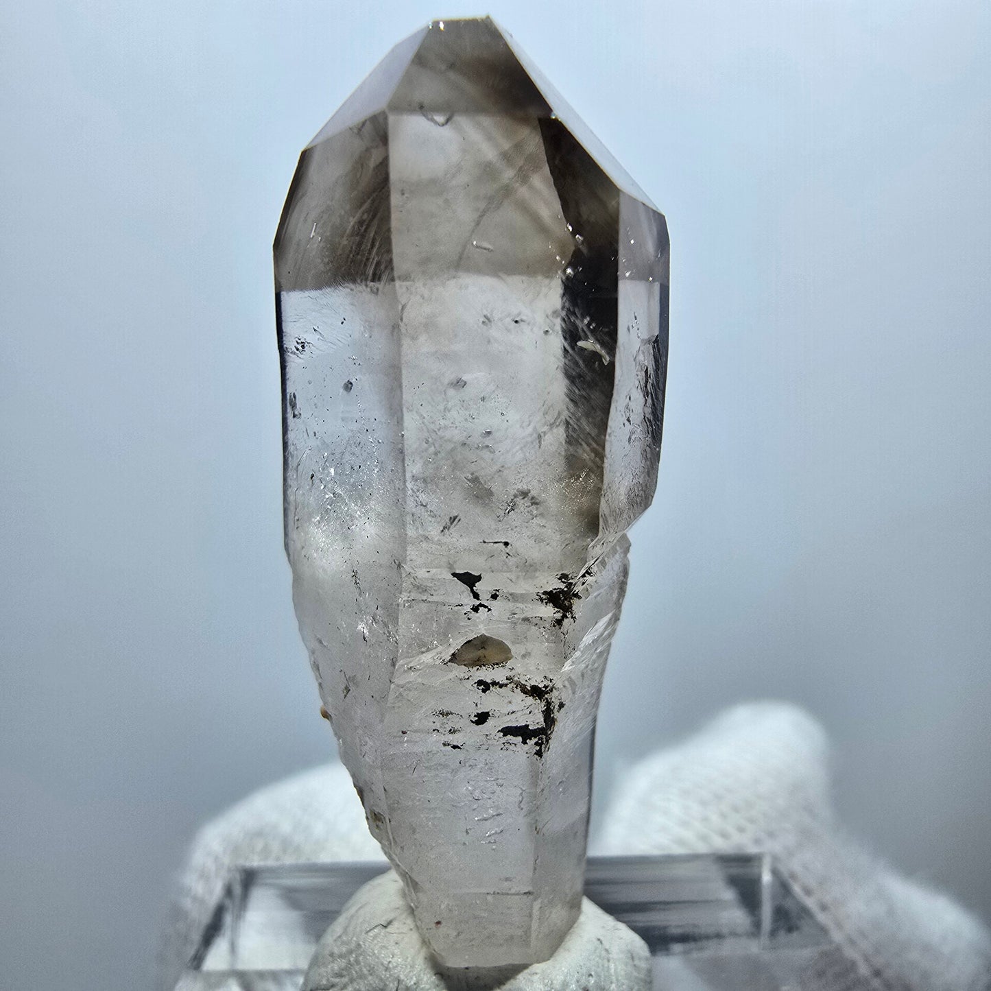 Clear Phantom Smoky Quartz Scepter Point Goboboseb, Namibia 37*13*10mm
