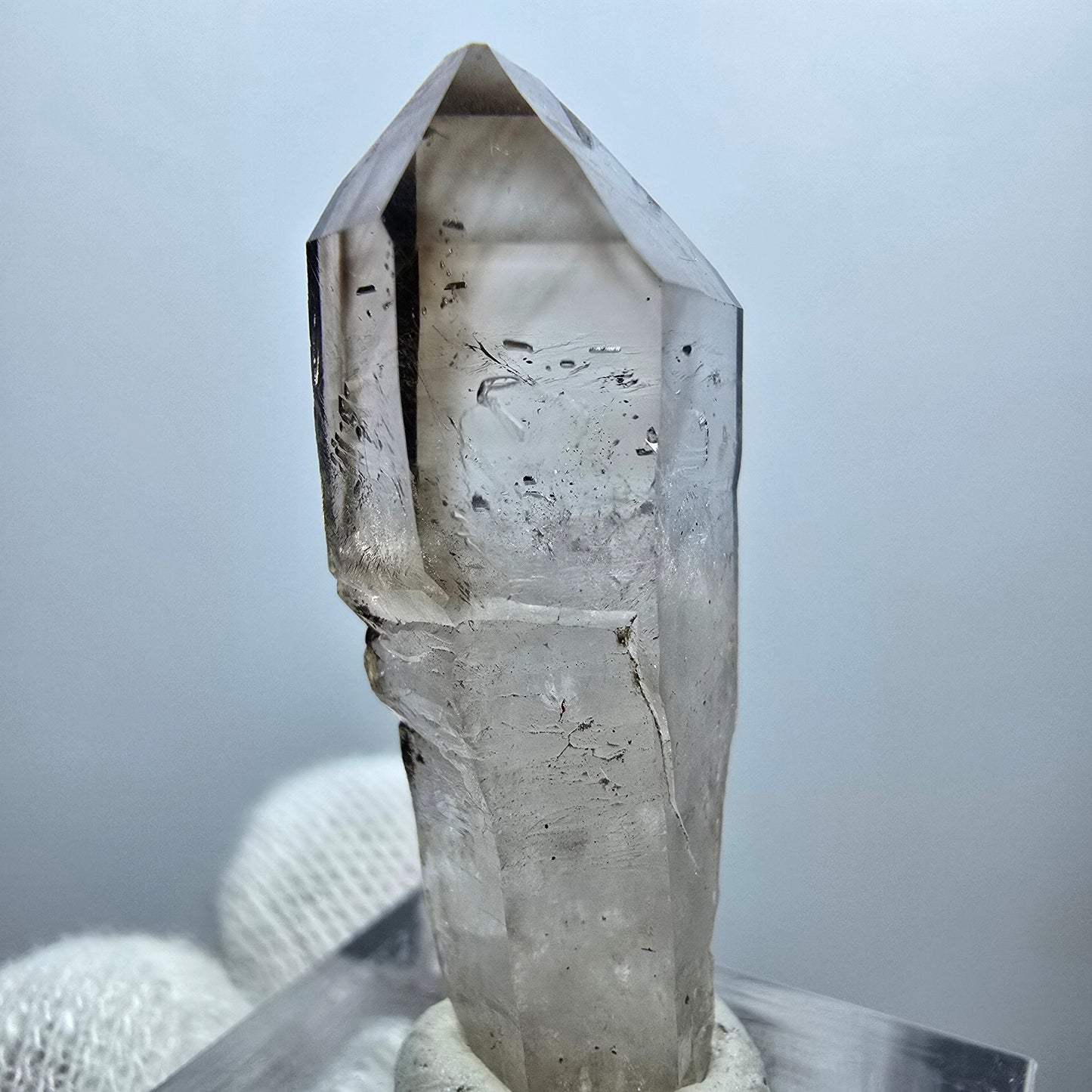 Clear Phantom Smoky Quartz Scepter Point Goboboseb, Namibia 37*13*10mm