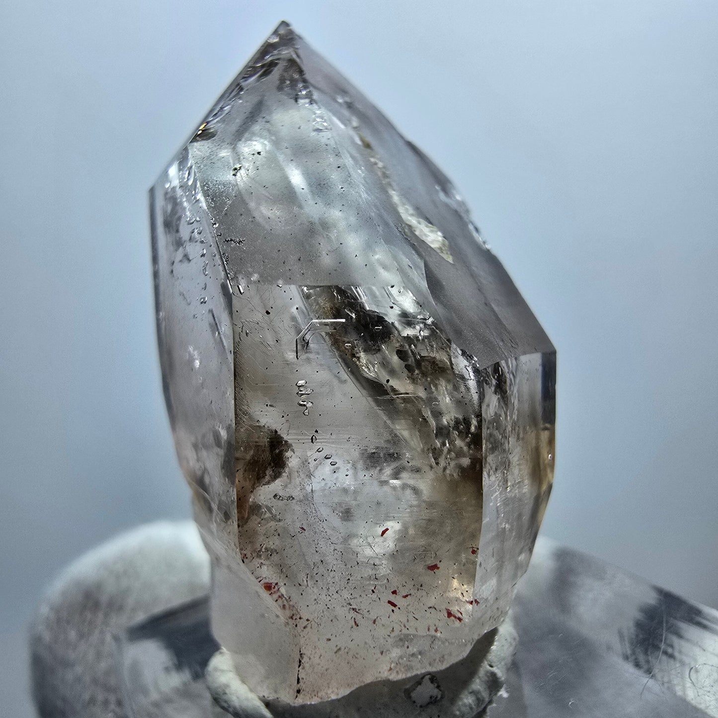 Clear Phantom Smoky Quartz Scepter Point Goboboseb, Namibia 37*21*17mm