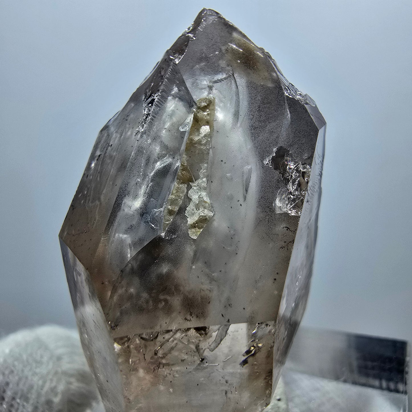 Clear Phantom Smoky Quartz Scepter Point Goboboseb, Namibia 37*21*17mm