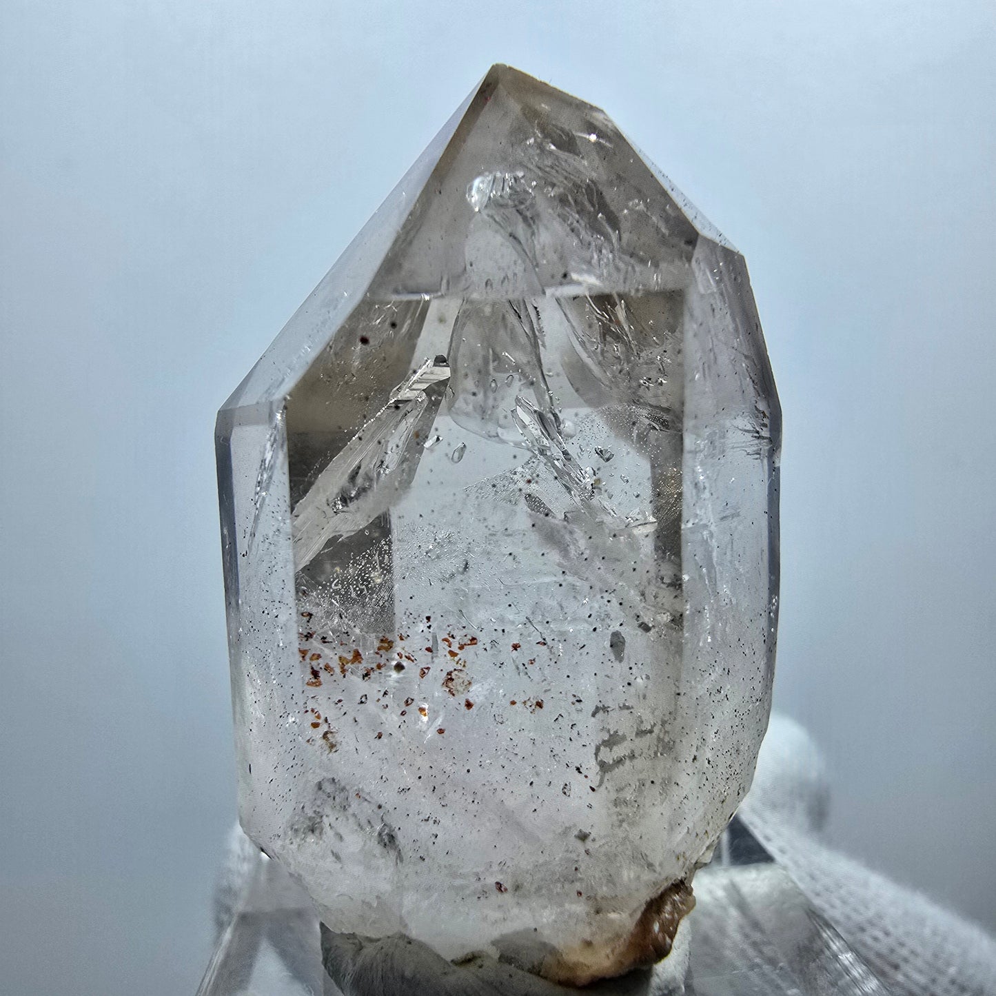 Clear Phantom Smoky Quartz Scepter Point Goboboseb, Namibia 40*23*24mm