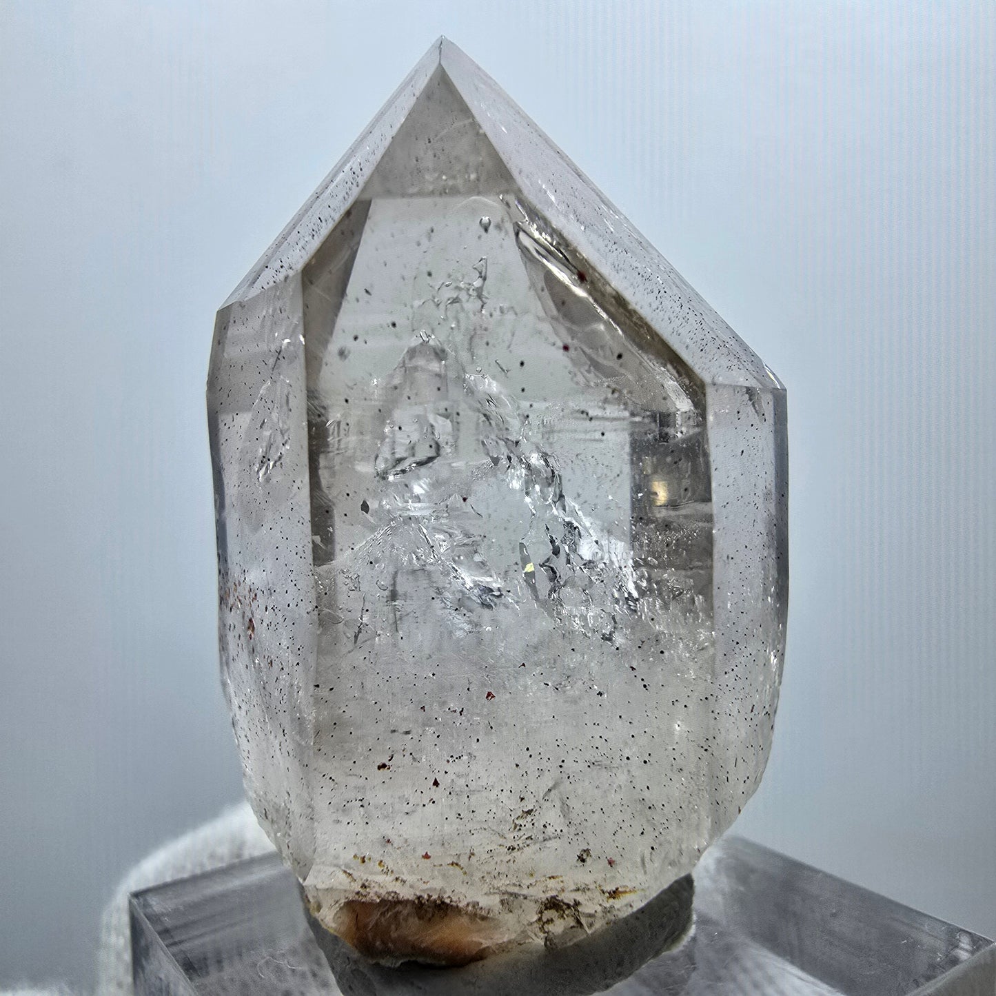 Clear Phantom Smoky Quartz Scepter Point Goboboseb, Namibia 40*23*24mm