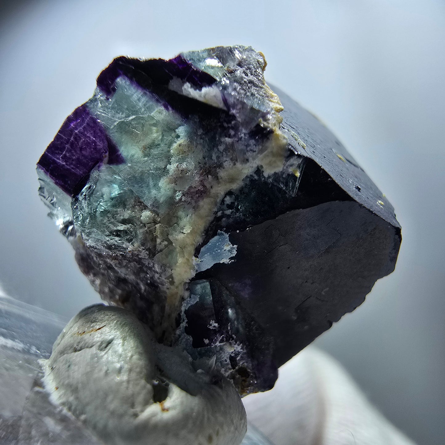 Phantom Fluorit Würfel Stufe 11:11 Angel Pocket, Okorusu Mine Namibia 27*23*20mm