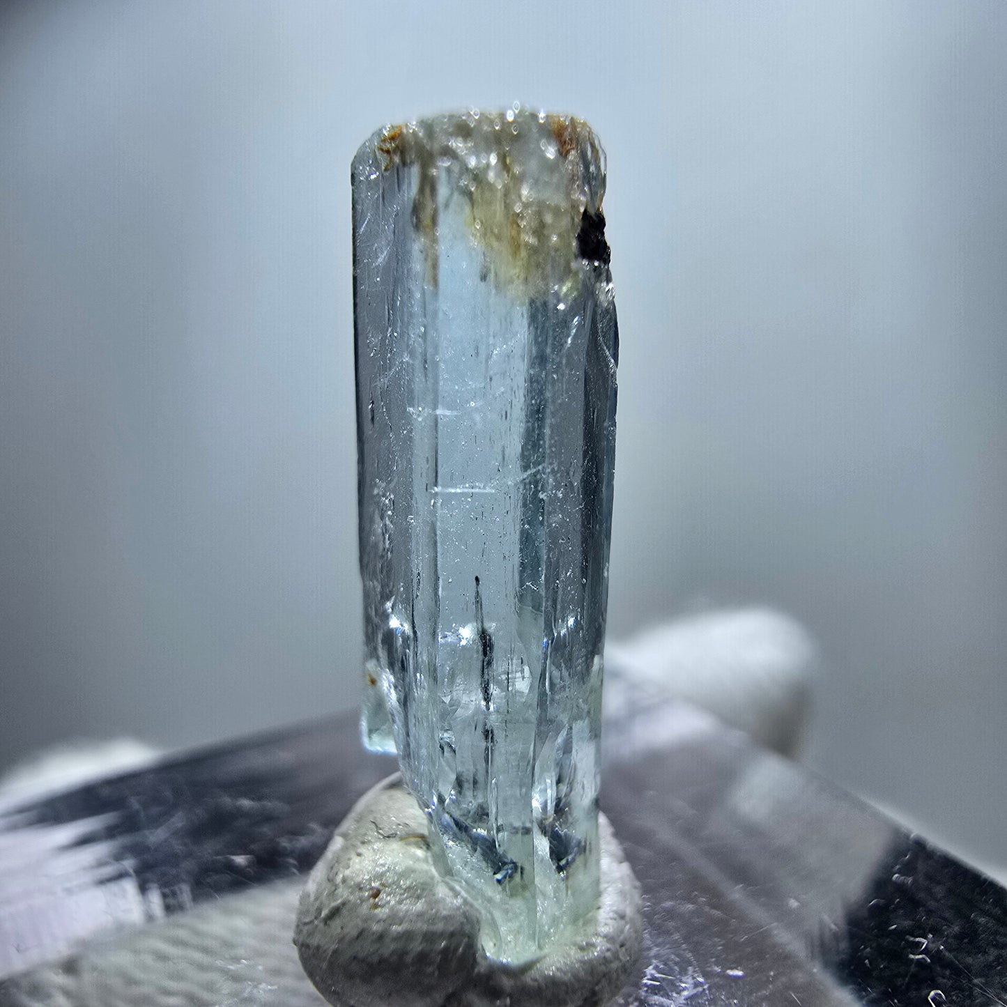 Klarer Aquamarin X Kristall, blau Erongo, Namibia 19*7*4mm