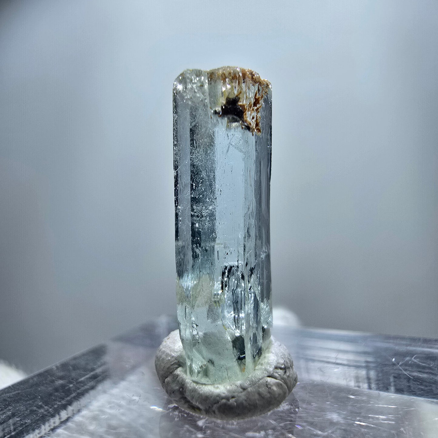 Klarer Aquamarin X Kristall, blau Erongo, Namibia 19*7*4mm