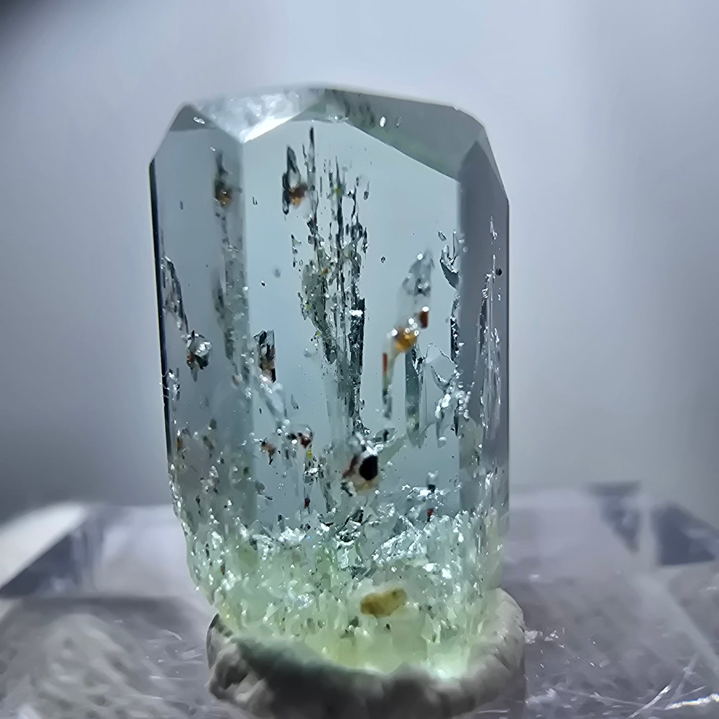 Klarer Aquamarin X Kristall, blau Erongo, Namibia 15*10*7mm