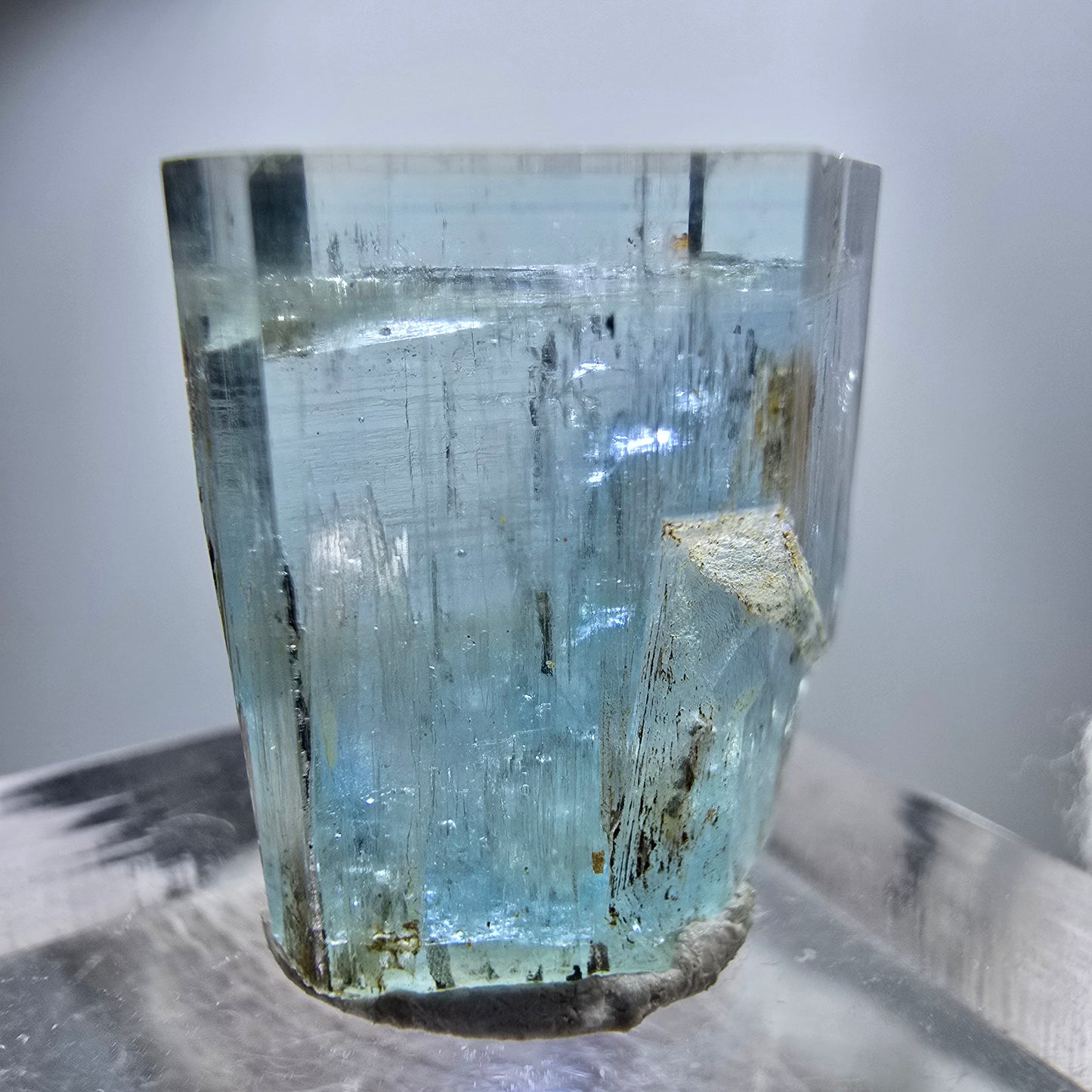 Klarer Aquamarin X Kristall, blau Erongo, Namibia 19*18*12mm