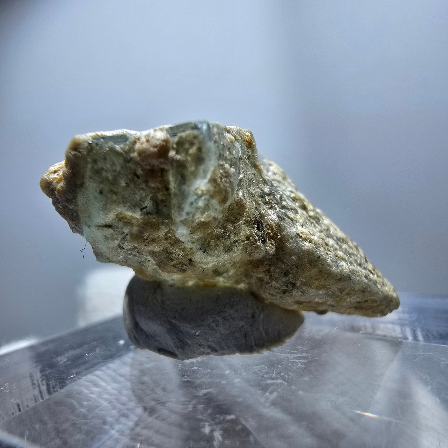 Cristal d'aigue-marine X rare, bleu Erongo, Namibie 22 x 15 x 11 mm