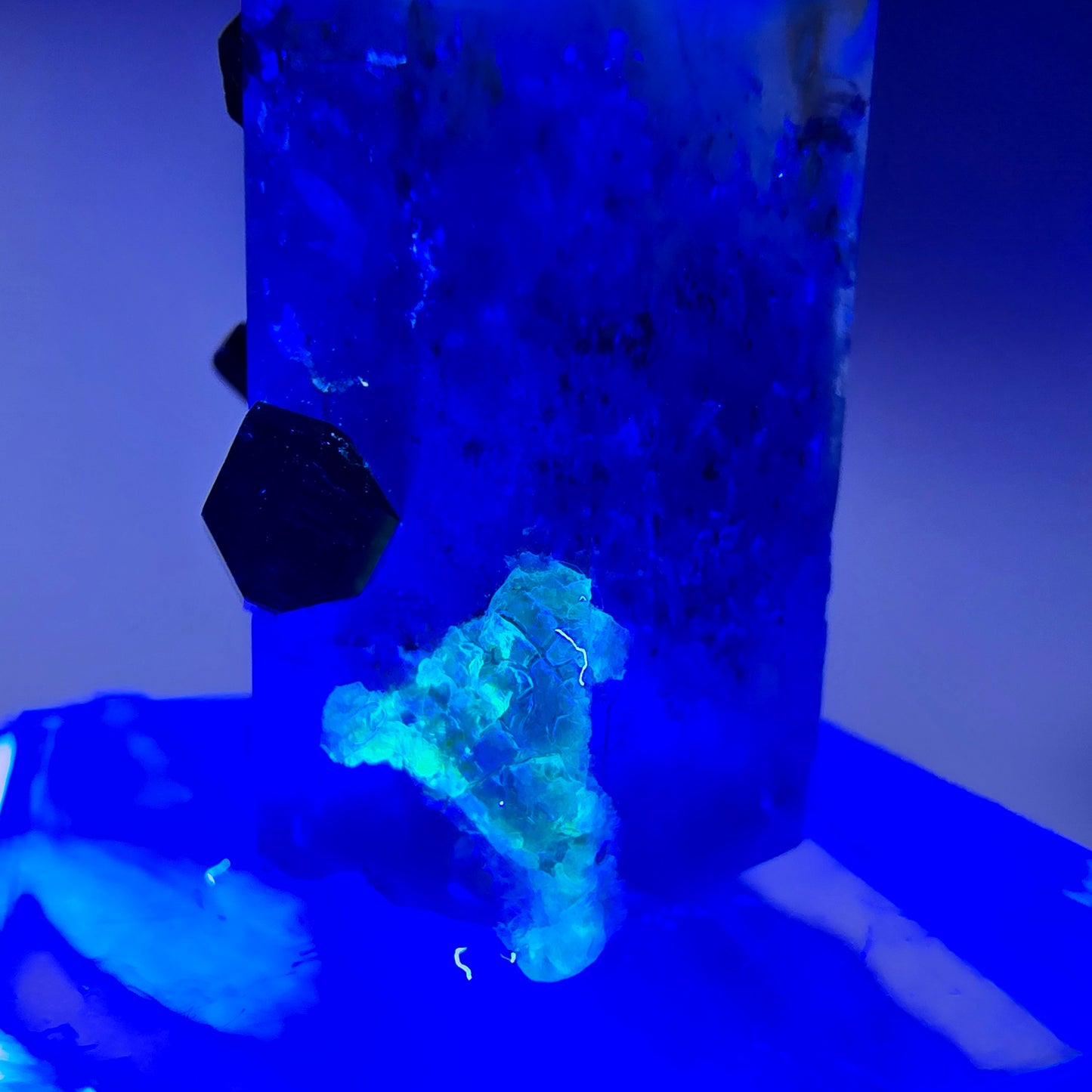 Seltener Aquamarin X mit Schörl Turmalin Erongo, Namibia 22*18*16mm