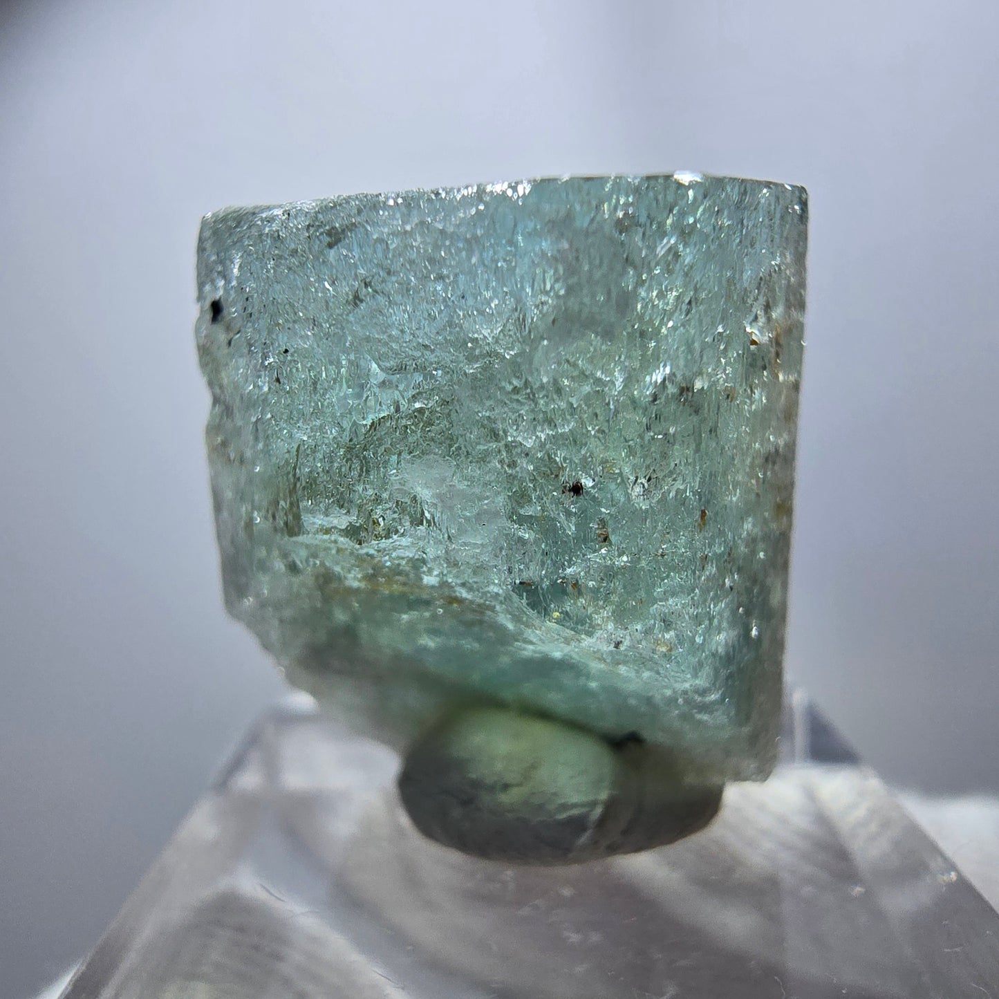 Seltener Aquamarin X mit Schörl Turmalin Erongo, Namibia 25*21*17mm