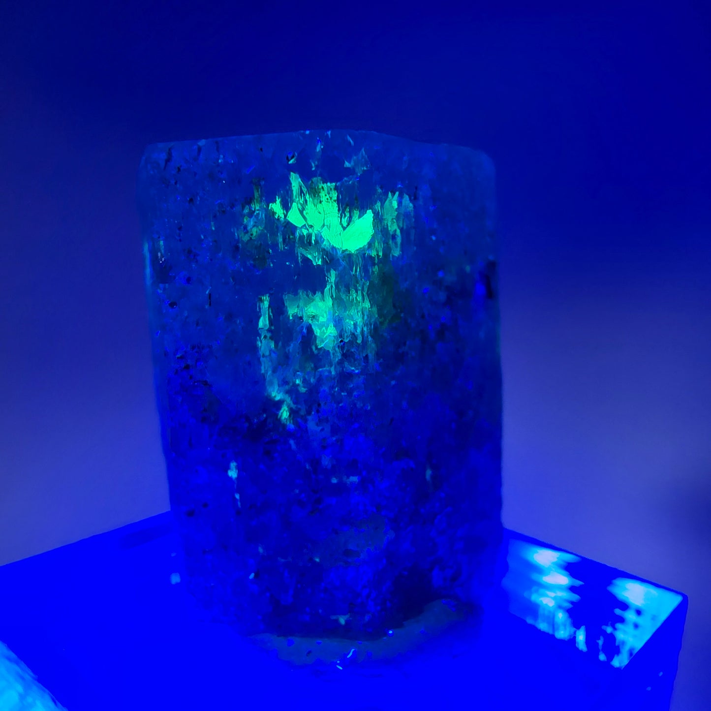 Seltener Aquamarin X mit Schörl Turmalin Erongo, Namibia 25*21*17mm