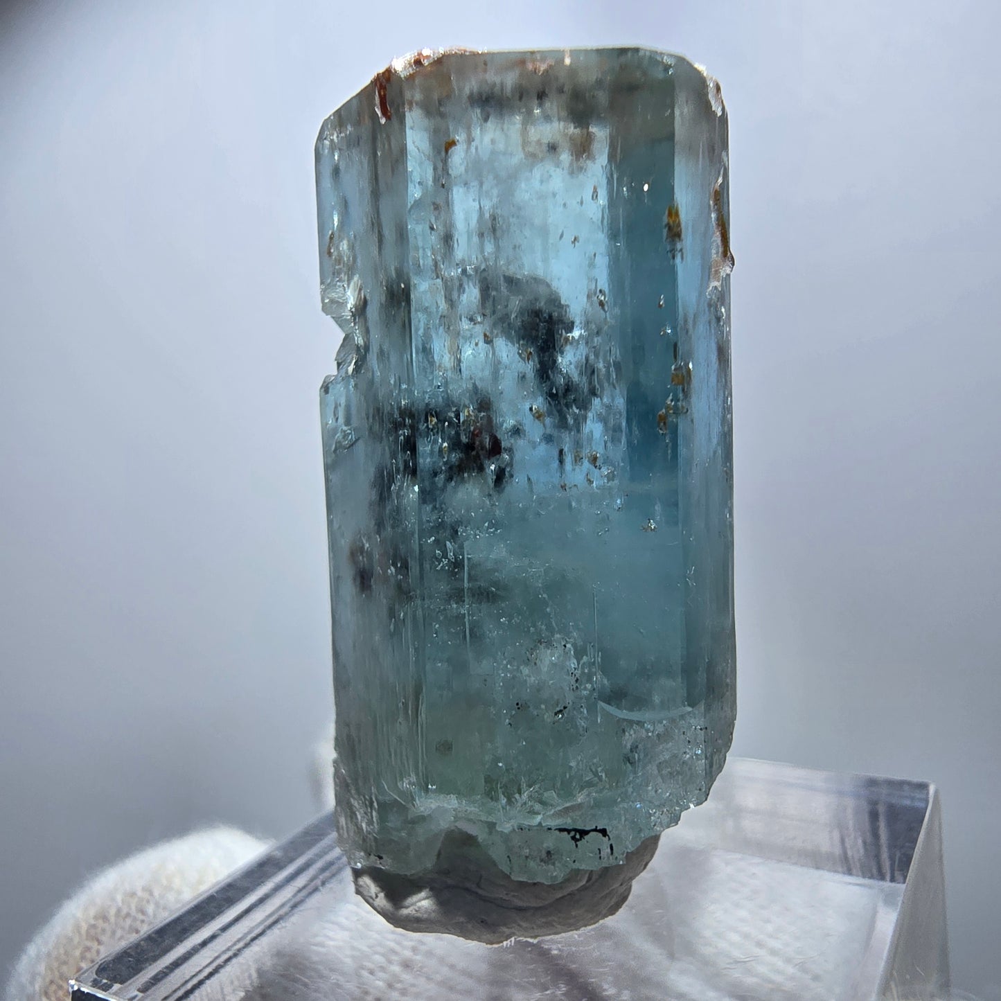 Seltener Aquamarin X mit Hyalit Erongo, Namibia 33*16*15mm