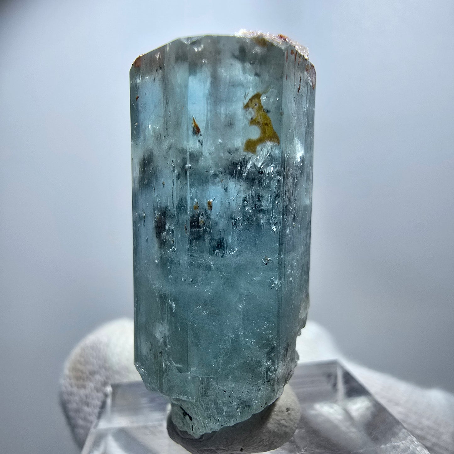 Seltener Aquamarin X mit Hyalit Erongo, Namibia 33*16*15mm