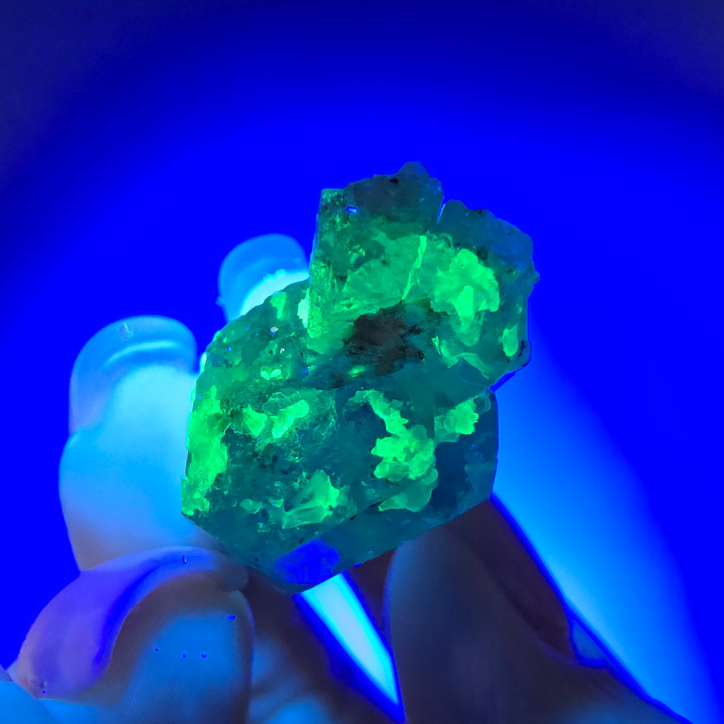 Seltener Aquamarin X mit Hyalit Erongo, Namibia 33*16*15mm