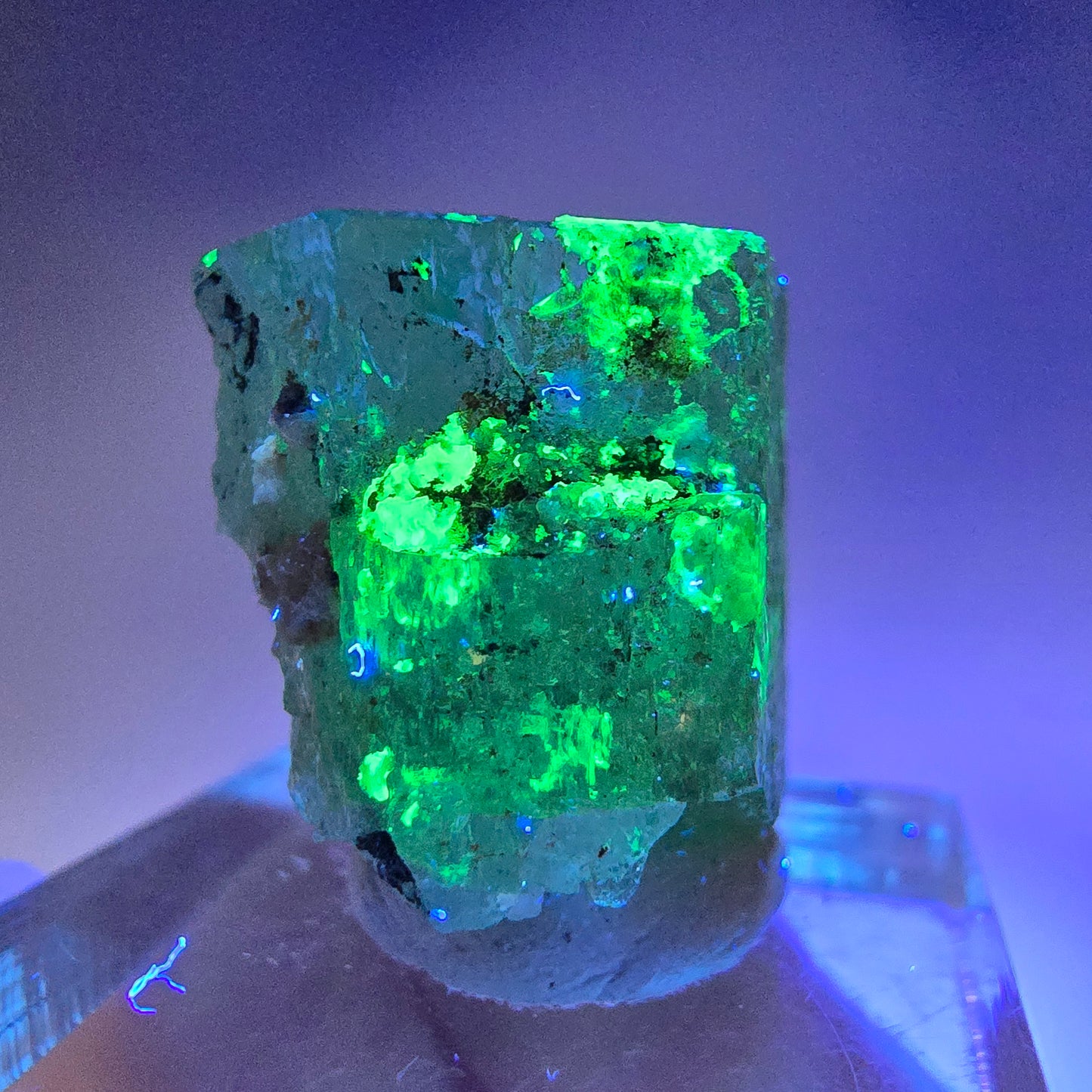 Seltener Aquamarin X mit Hyalit Erongo, Namibia 20*18*16mm