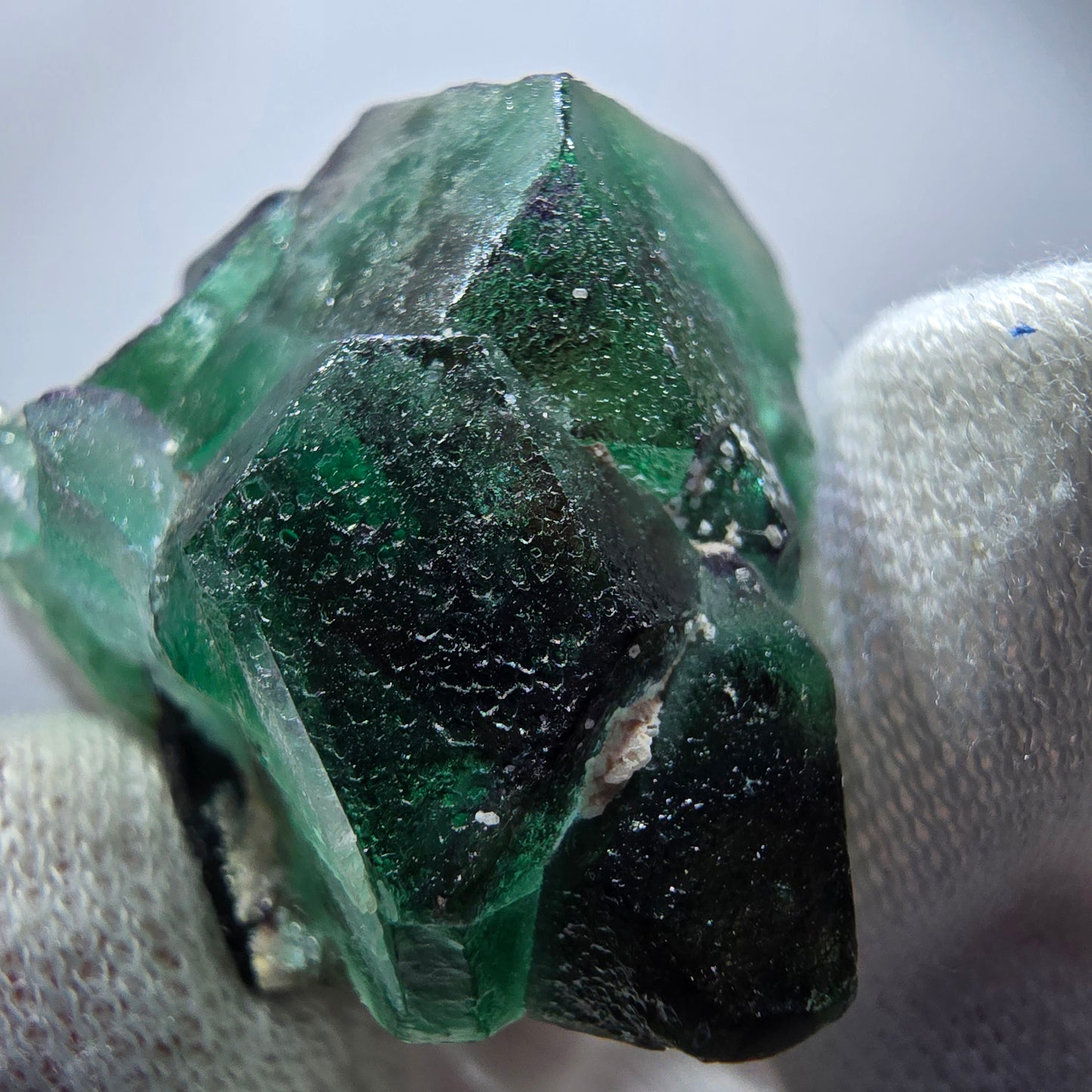 Clear Phantom Fluorite Cubes, Schorl Tourmaline Specimen Erongo, Namibia 44*37*32mm