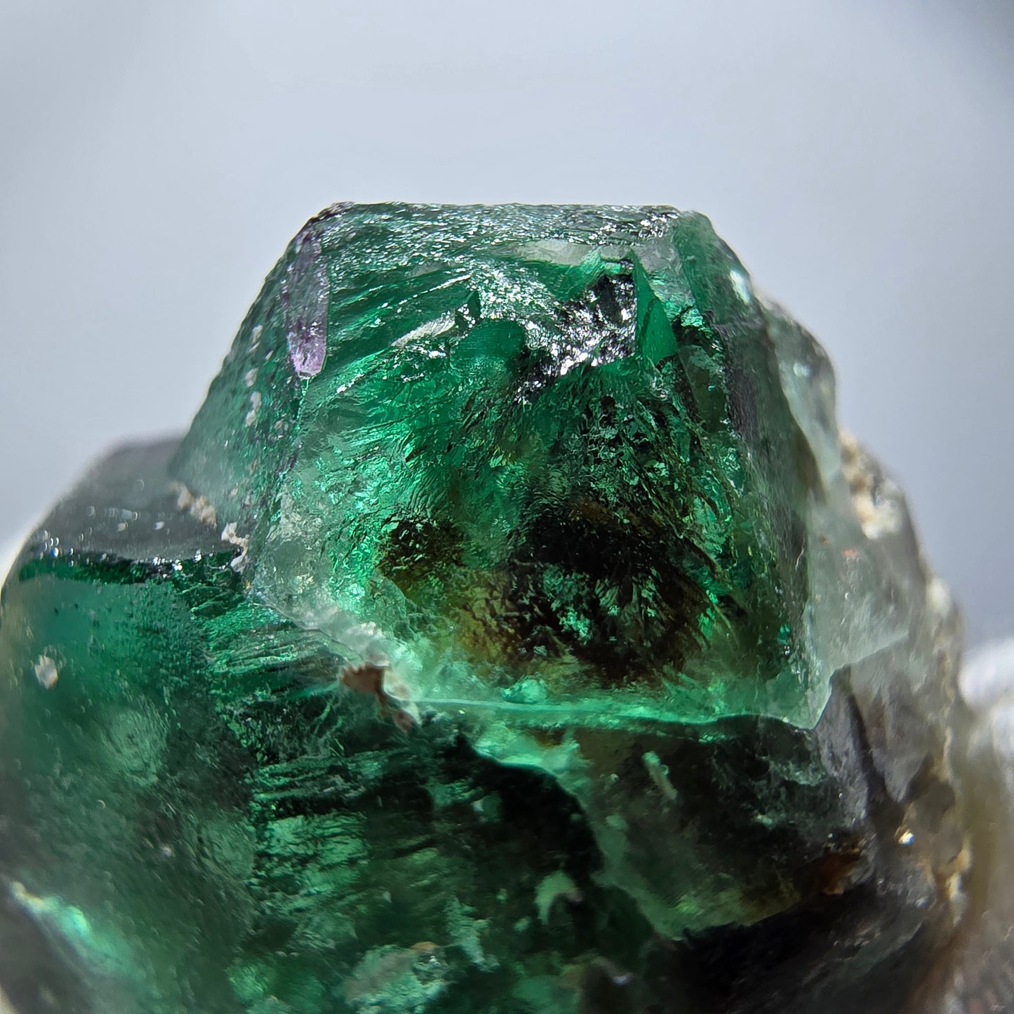 Clear Phantom Fluorite Cubes, Schorl Tourmaline Specimen Erongo, Namibia 44*37*32mm