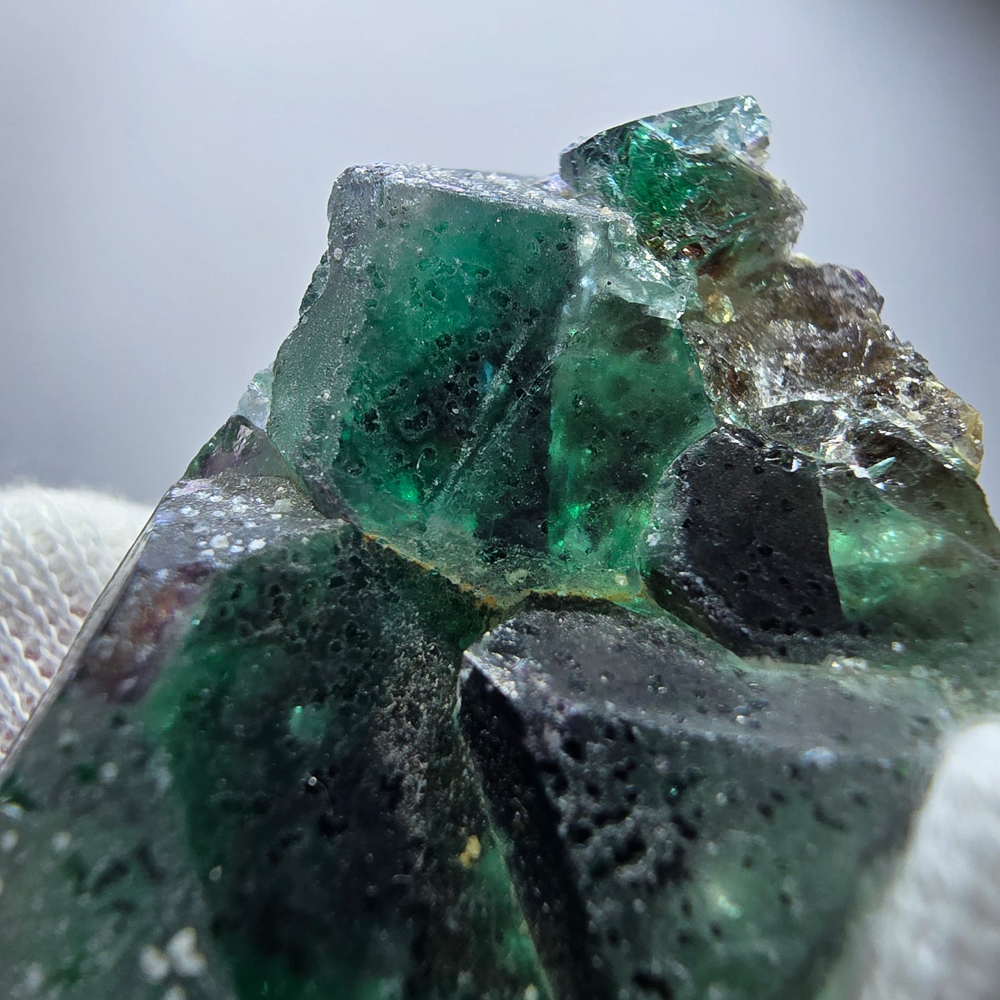 Clear Phantom Fluorite Cubes, Muscovite Specimen Erongo, Namibia 40*34*28mm
