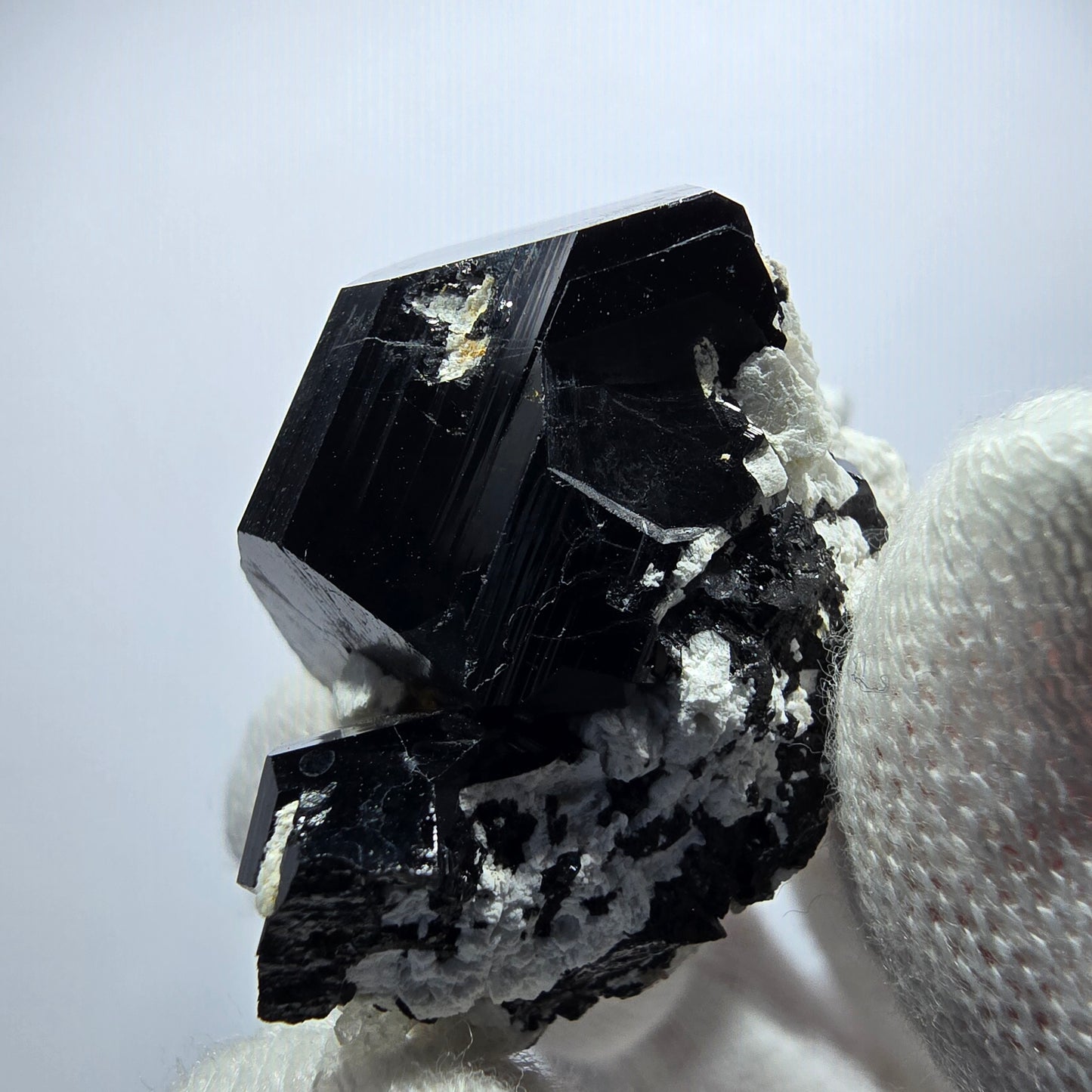 Rare Schorl Tourmaline, Hyalite, Orthoclase Specimen Erongo, Namibia 42*40*27mm