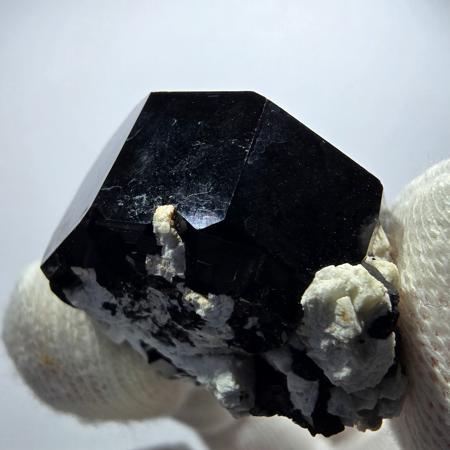 Rare Schorl Tourmaline, Hyalite, Orthoclase Specimen Erongo, Namibia 42*40*27mm