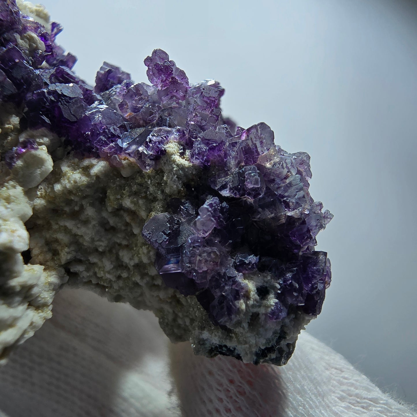 Phantom Fluorite Cube Muscovite Schorl Orthoclase Specimen Erongo Namibia 75*55*28mm
