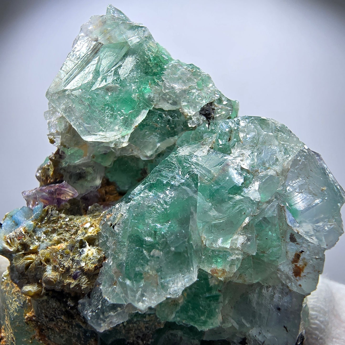 Phantom Fluorite Muscovite Schörl Tourmaline Orthoclase Erongo, Namibia 83*55*29mm