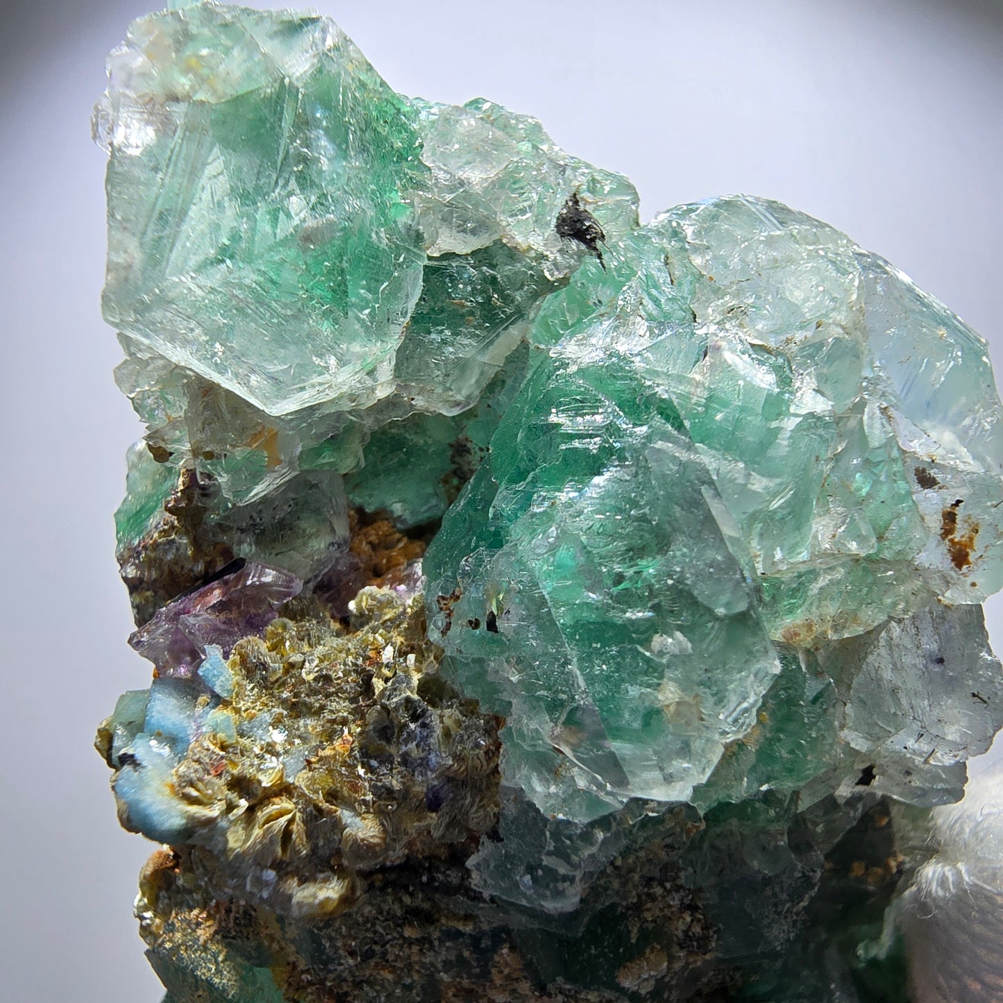 Phantom Fluorite Muscovite Schörl Tourmaline Orthoclase Erongo, Namibia 83*55*29mm