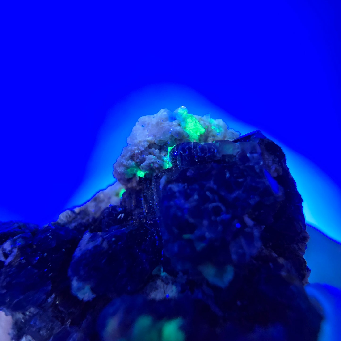 Cube de fluorite fantôme, hyalite, spécimen d'orthose, Erongo, Namibie, 63 x 40 x 28 mm