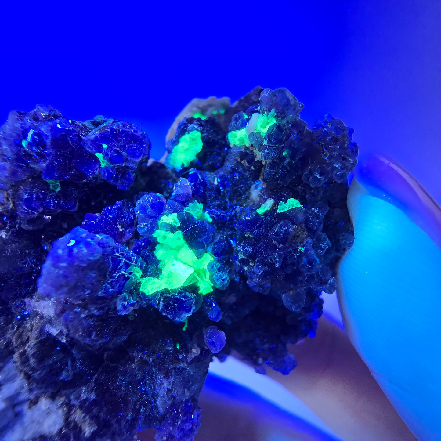 Cube de fluorite fantôme, hyalite, spécimen d'orthose, Erongo, Namibie, 63 x 40 x 28 mm