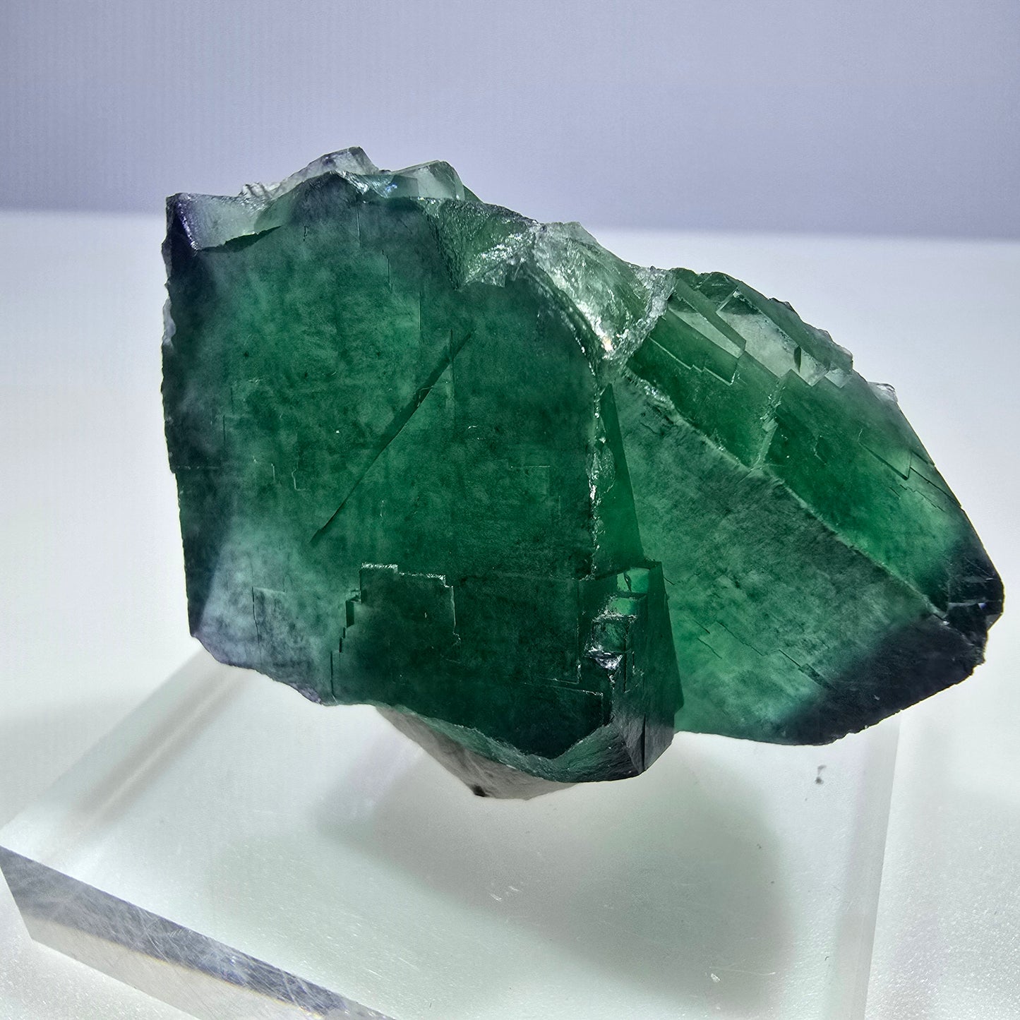 Phantom Fluorit Würfel Stufe parkettiert zonal Okorusu, Namibia 48*32*25mm