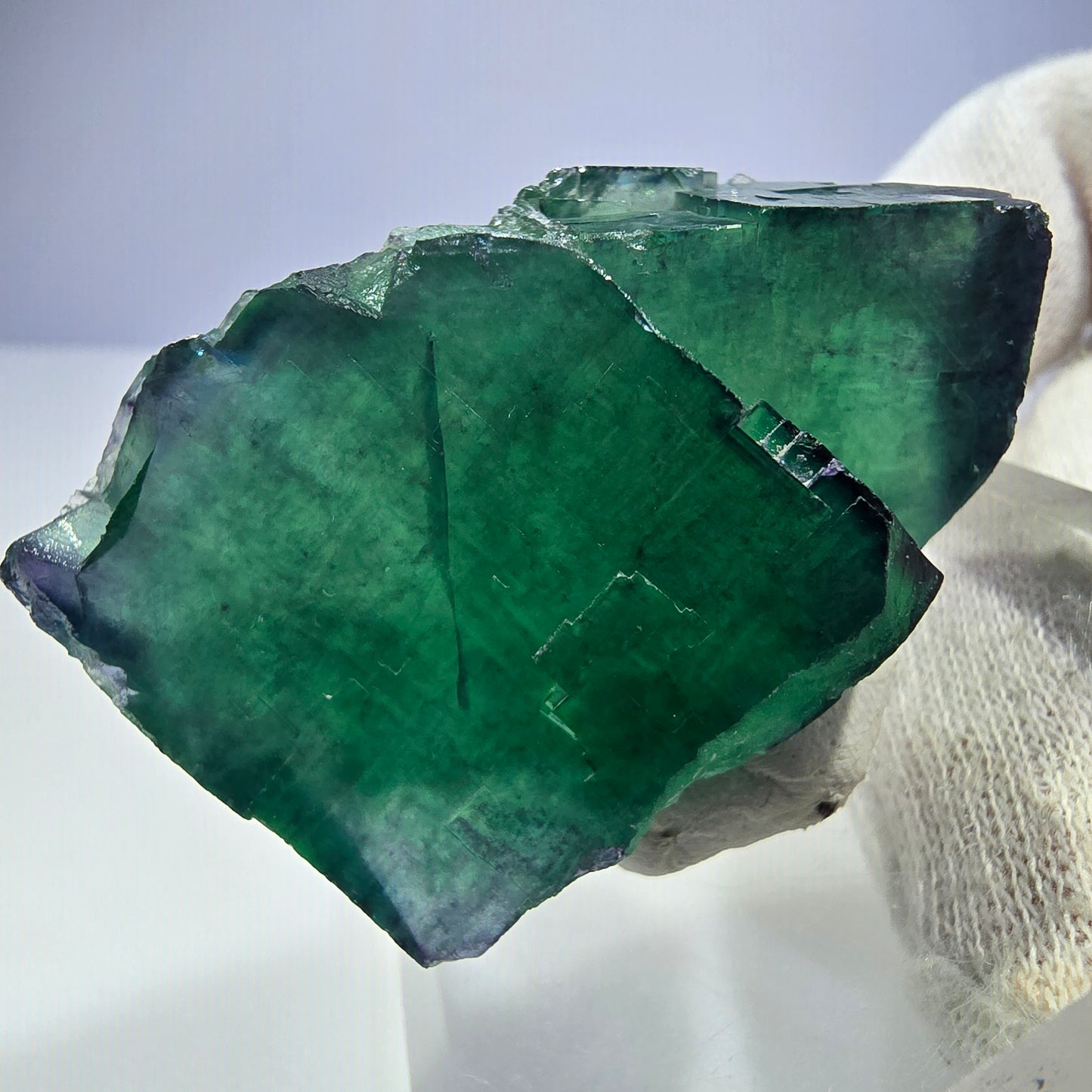 Phantom Fluorit Würfel Stufe parkettiert zonal Okorusu, Namibia 48*32*25mm
