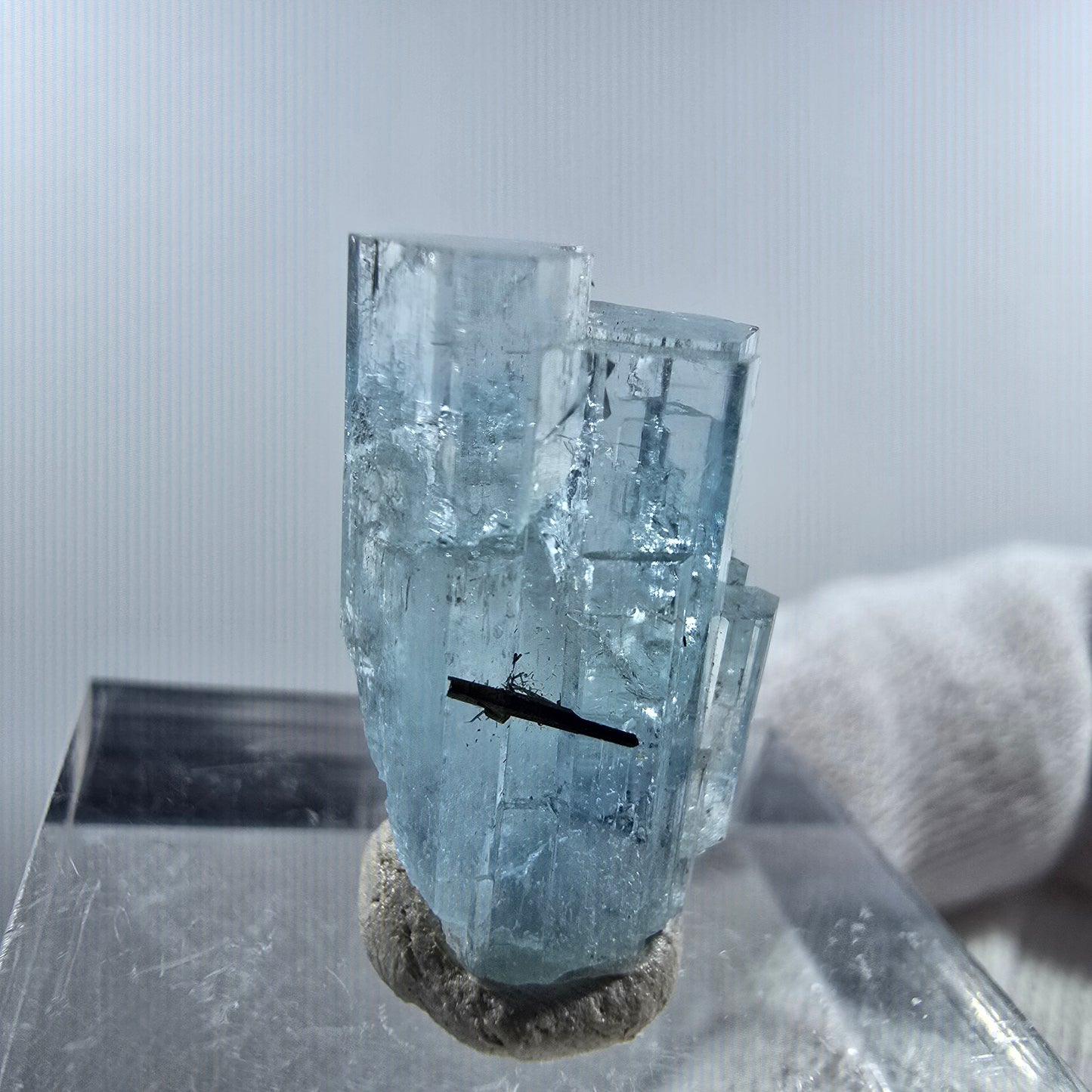 Aigue-marine Setlene, tourmaline Schörl stade Erongo, Namibie 19*11*8mm