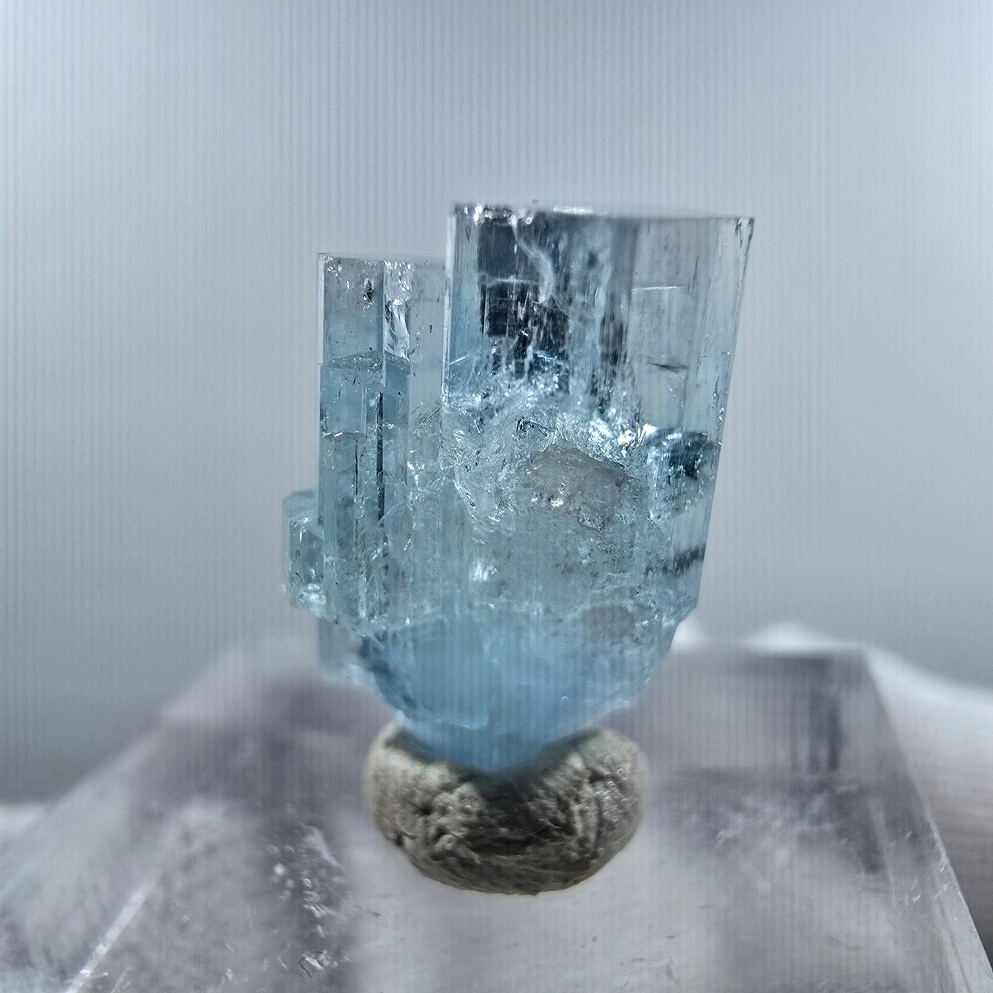 Aigue-marine Setlene, tourmaline Schörl stade Erongo, Namibie 19*11*8mm