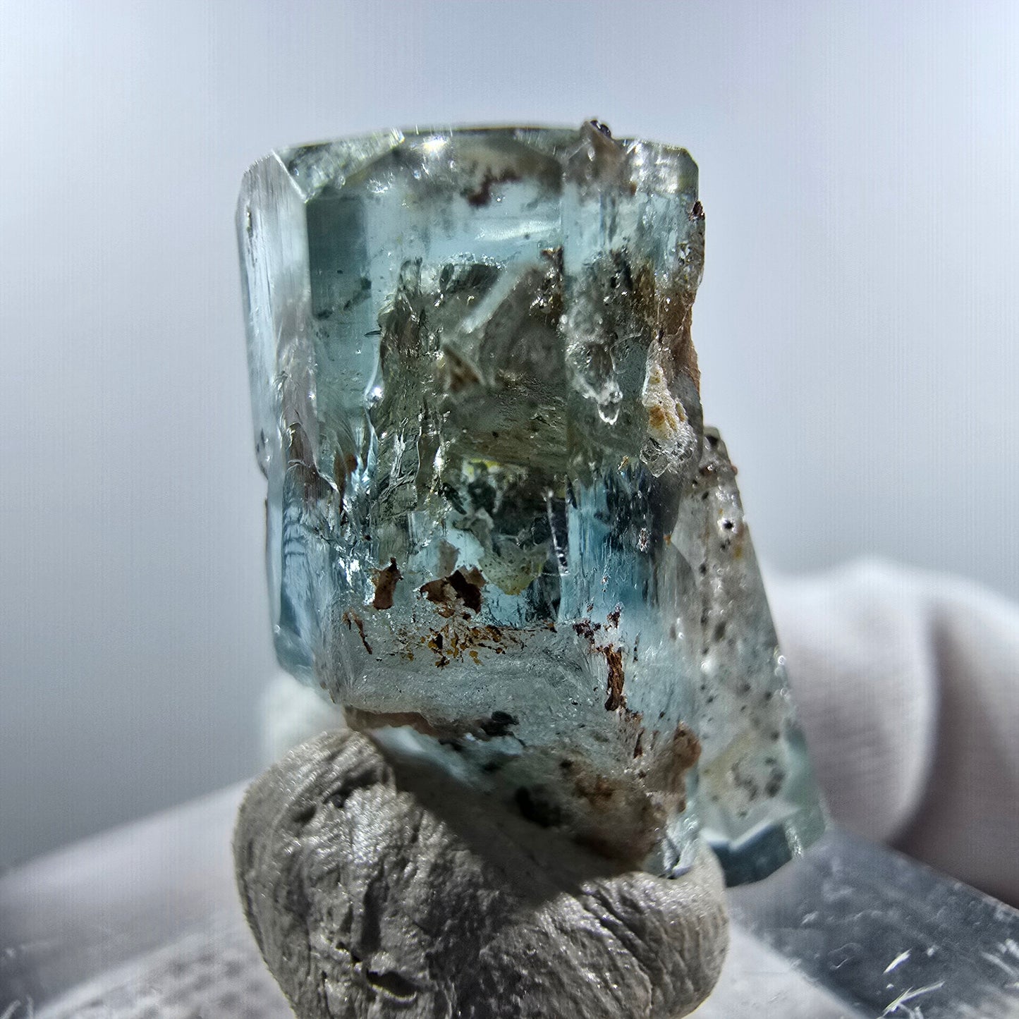 Aigue-marine Setlene, tourmaline Schörl stade Erongo, Namibie 23*12*11mm