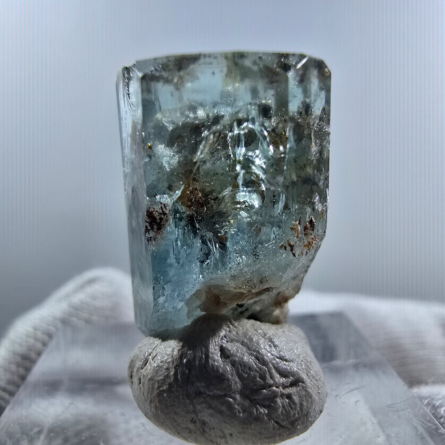 Aigue-marine Setlene, tourmaline Schörl stade Erongo, Namibie 23*12*11mm