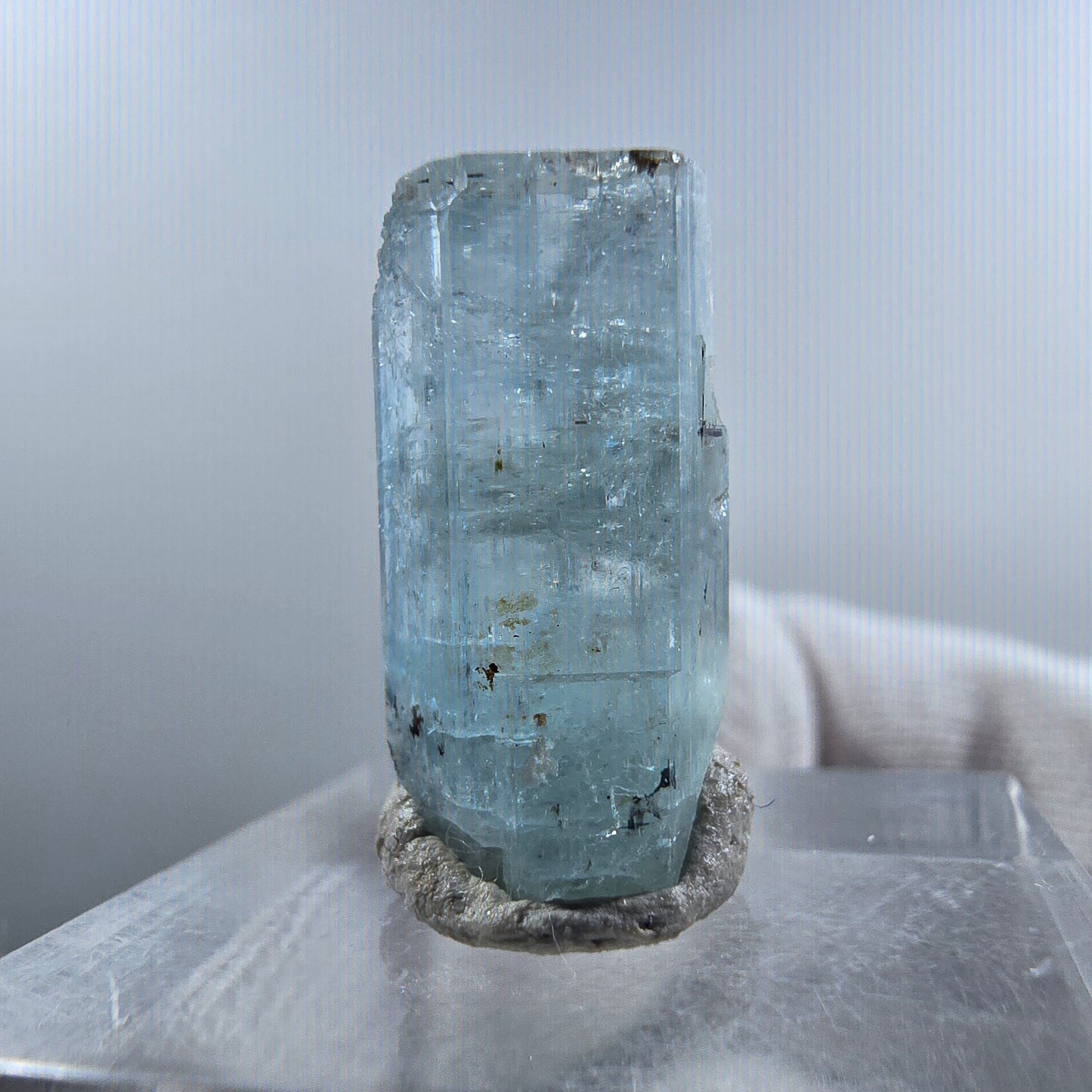 Aigue-marine Setlene, tourmaline Schörl stade Erongo, Namibie 20*9*8mm