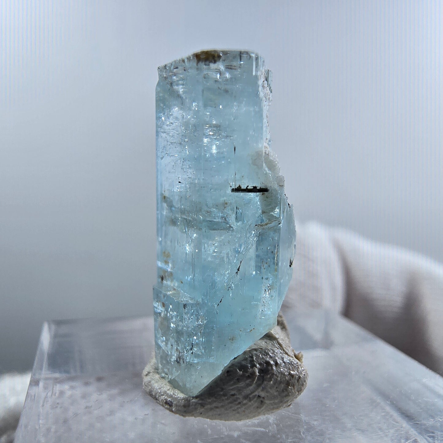 Aigue-marine Setlene, tourmaline Schörl stade Erongo, Namibie 20*9*8mm