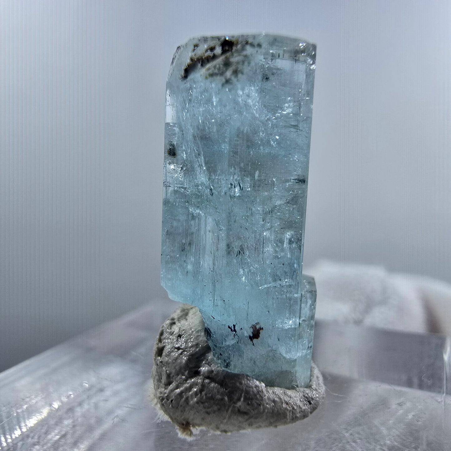 Aigue-marine Setlene, tourmaline Schörl stade Erongo, Namibie 20*9*8mm