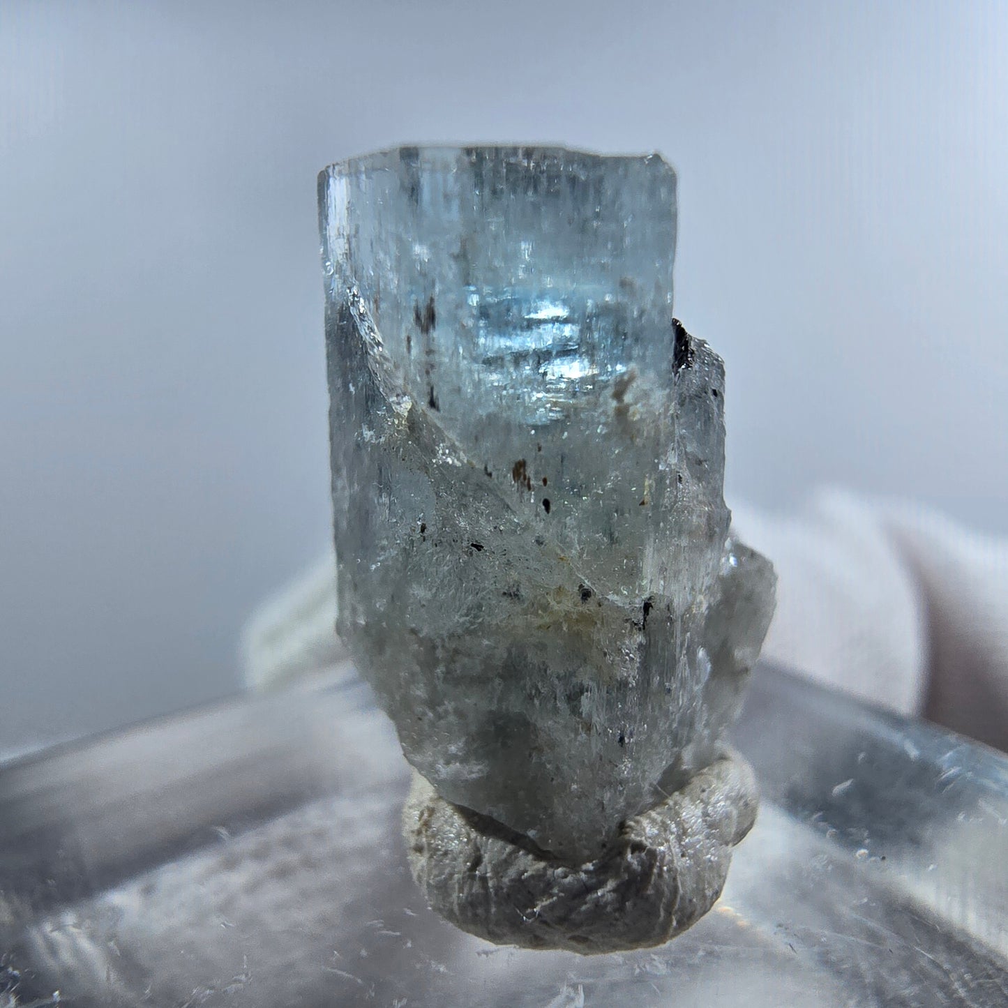Aigue-marine Setlene, tourmaline Schörl stade Erongo, Namibie 16*10*12mm