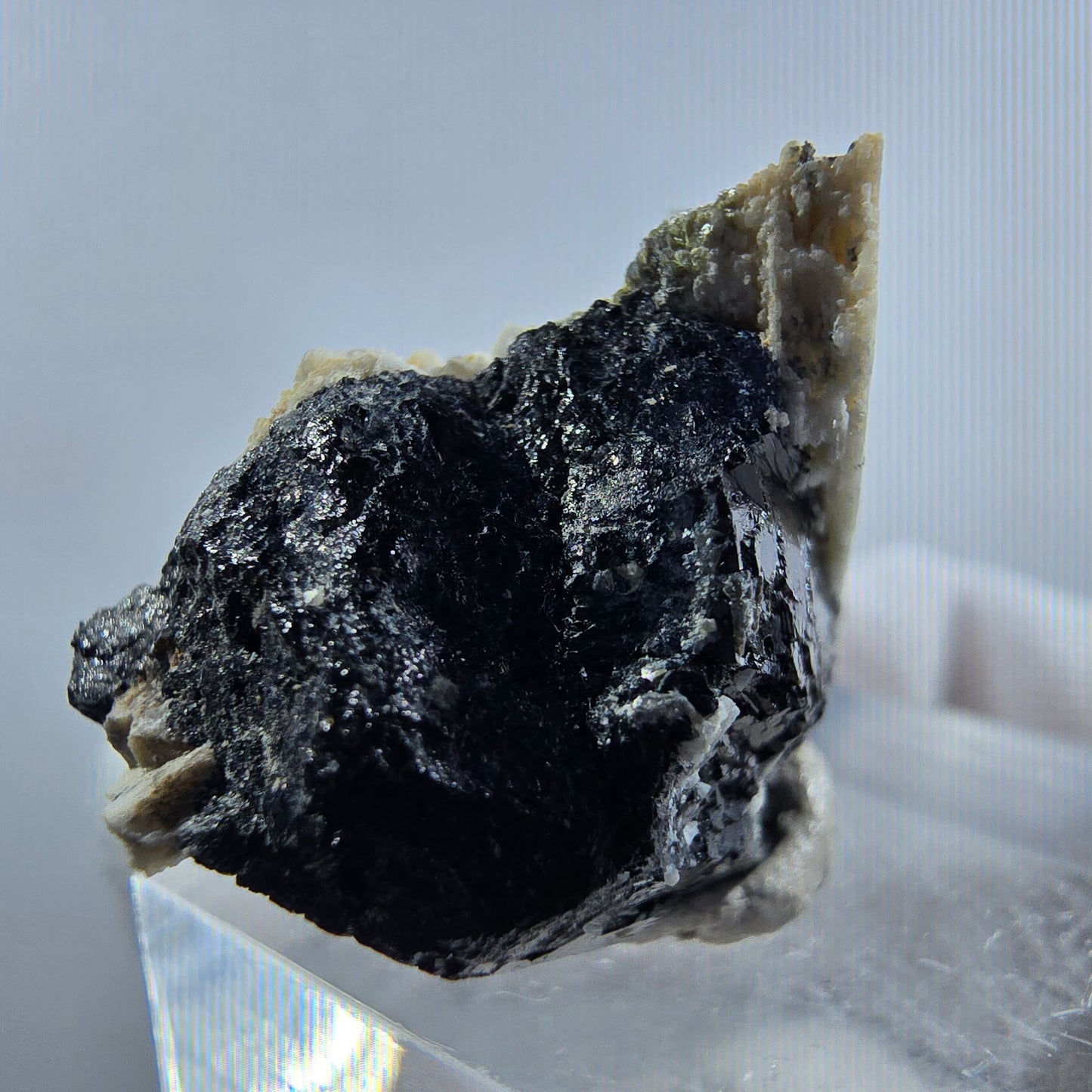 Aigue-marine de Setlene, tourmaline de Schörl, stade orthose Erongo, Namibie 27*25*17 mm