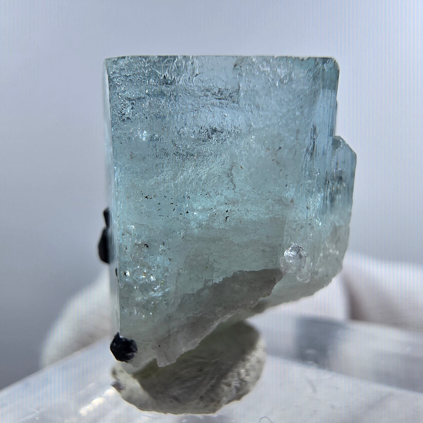 Aigue-marine Setlene, tourmaline Schörl stade Erongo, Namibie 21*15*14mm