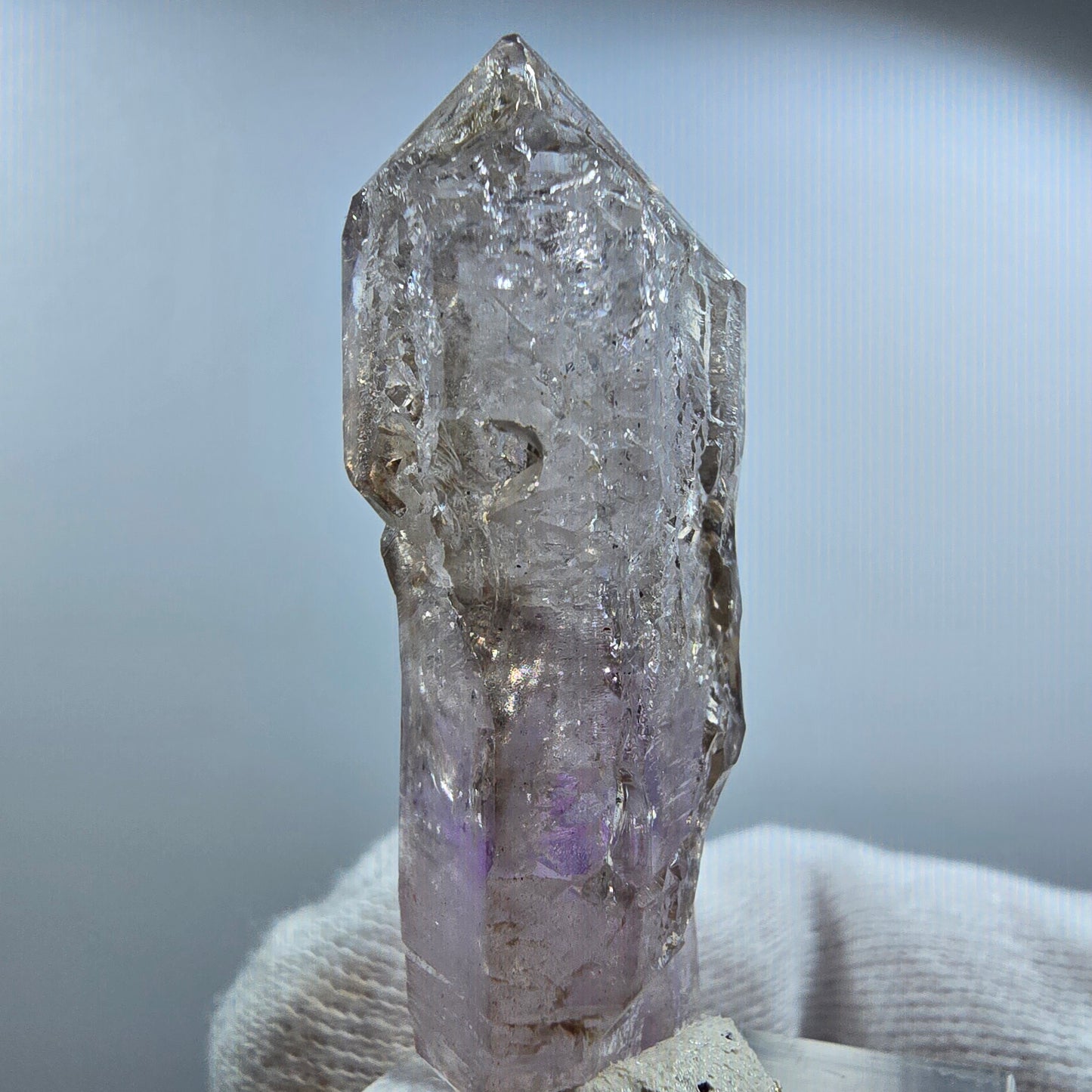Phantom Amethyst Skeleton Scepter Valentine Pocket Goboboseb Namibia 48*18*15mm