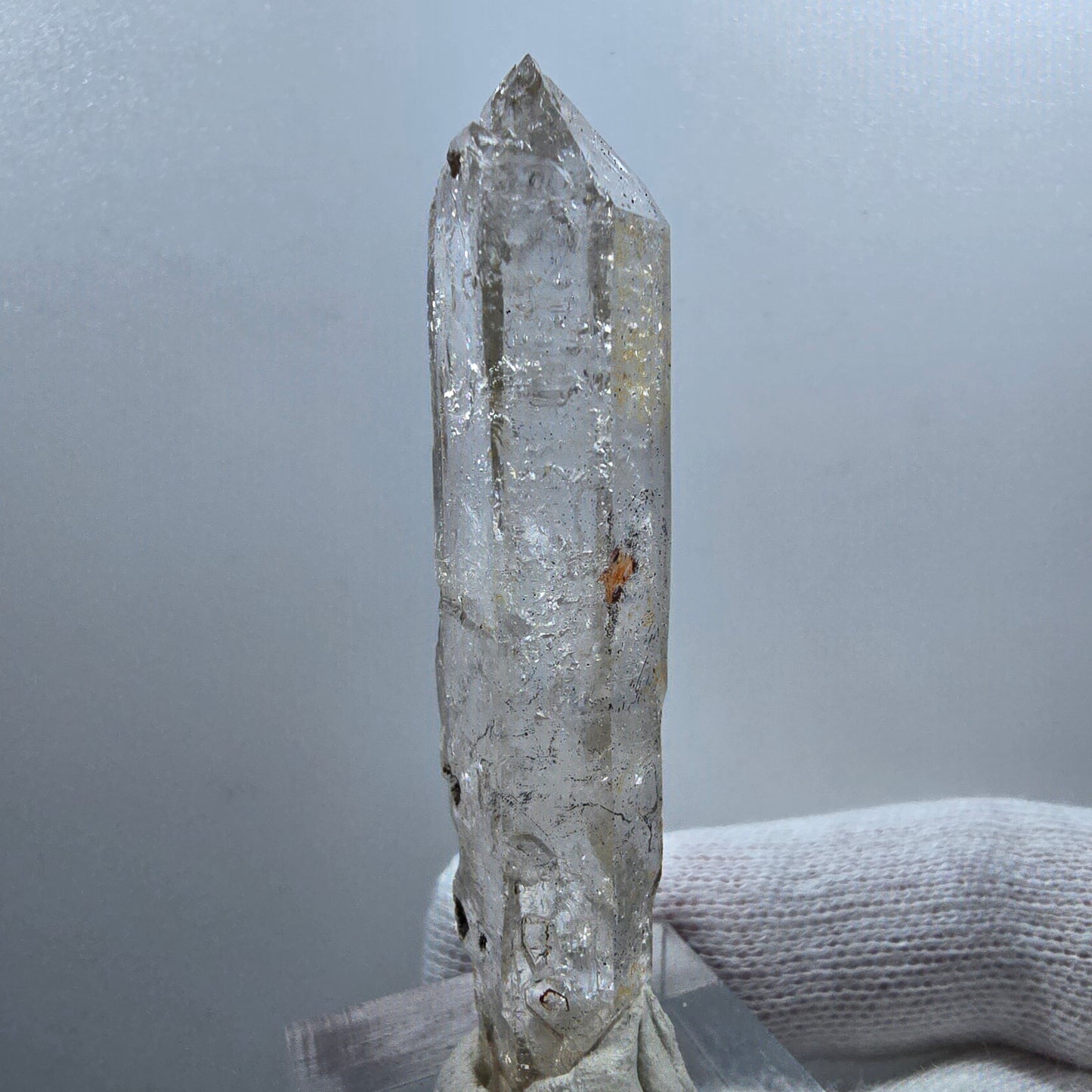 Phantom Smoky Quartz Skeleton Scepter Valentine Pocket Goboboseb Namibia 61*15*12mm
