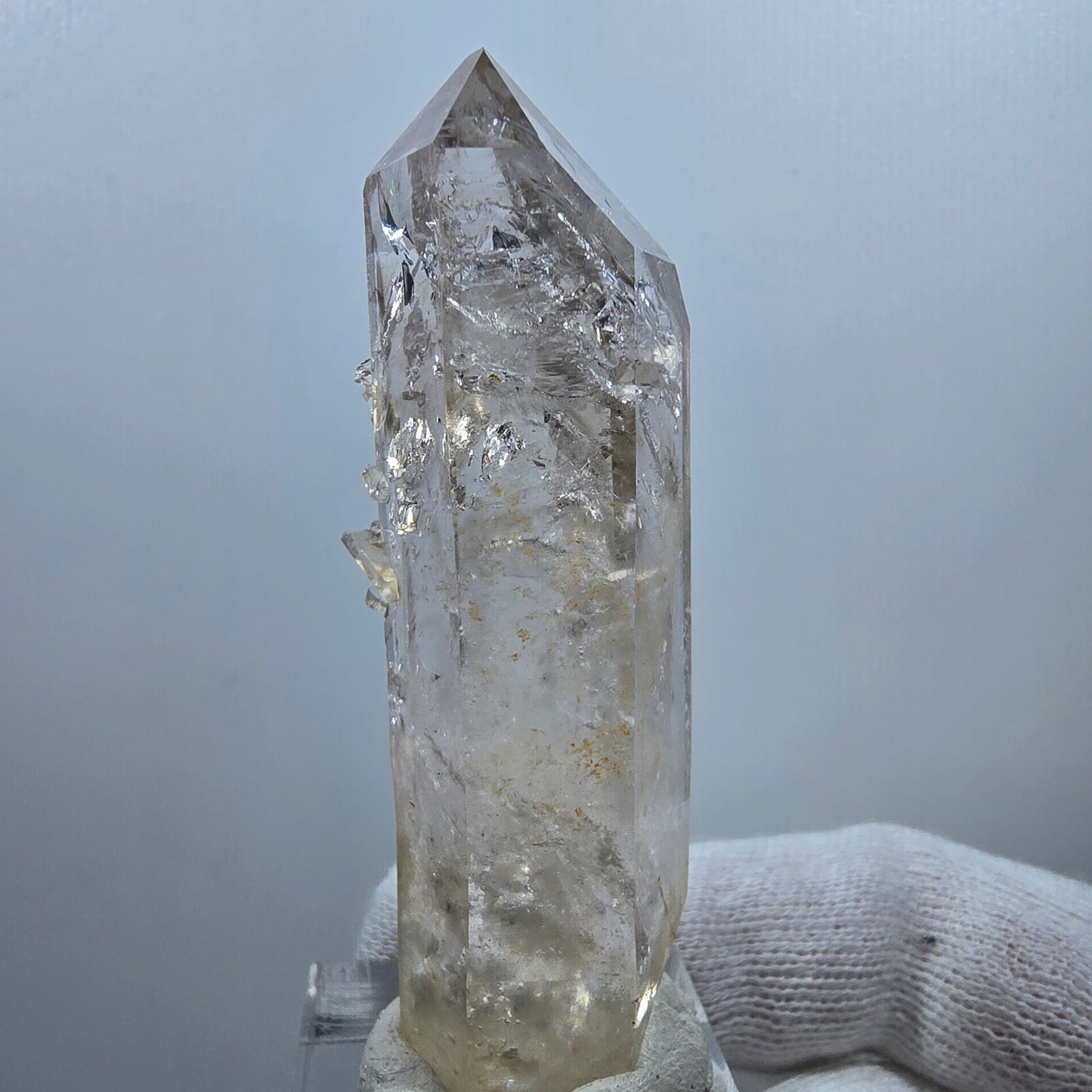 Enhydro Phantom Smoky Quartz, 2x Bubble (large) Valentine Pocket Goboboseb Namibia 66*20*20mm