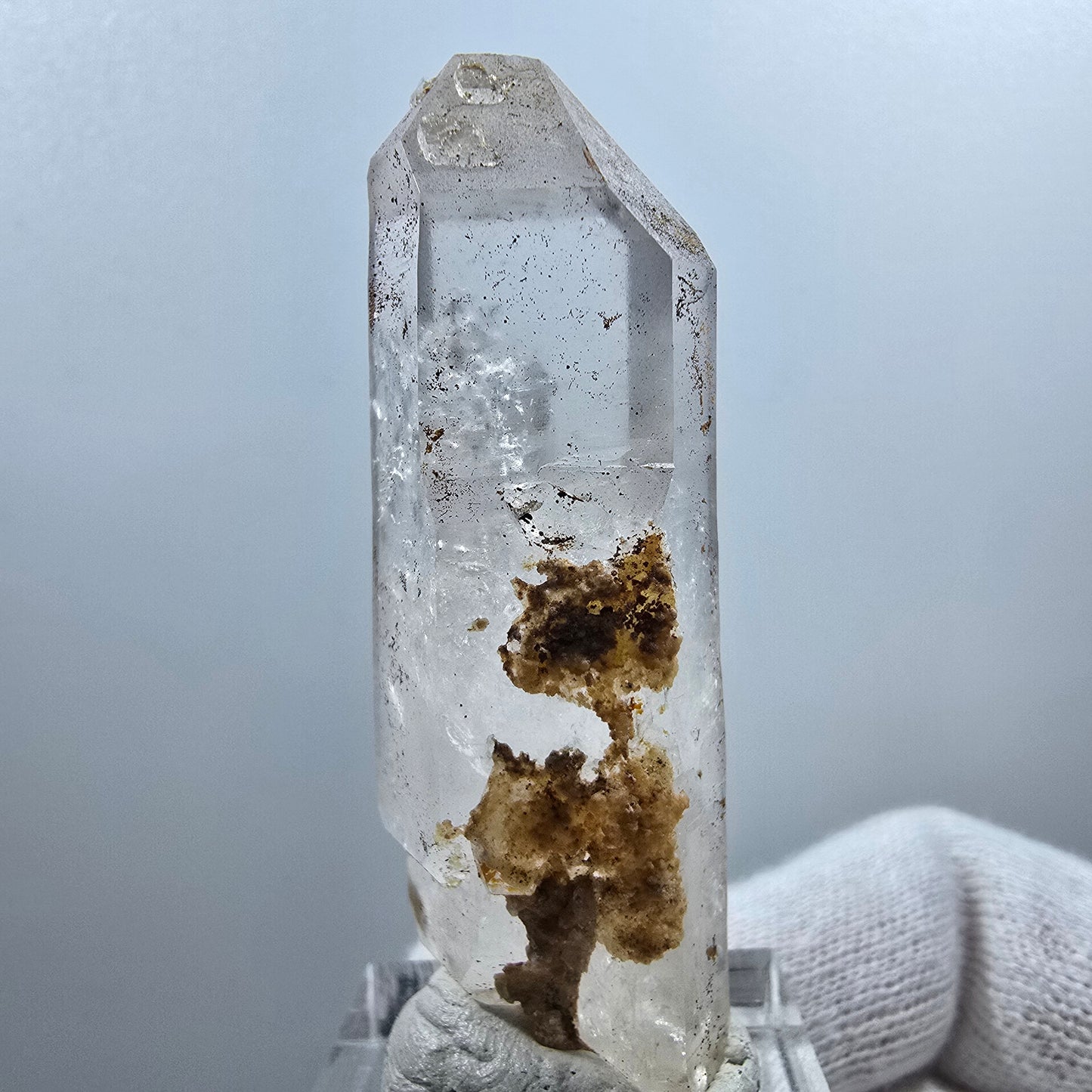 Phantom Skeleton Smoky Quartz DT Scepter Valentine Pocket Goboboseb Namibia 56*20*15mm