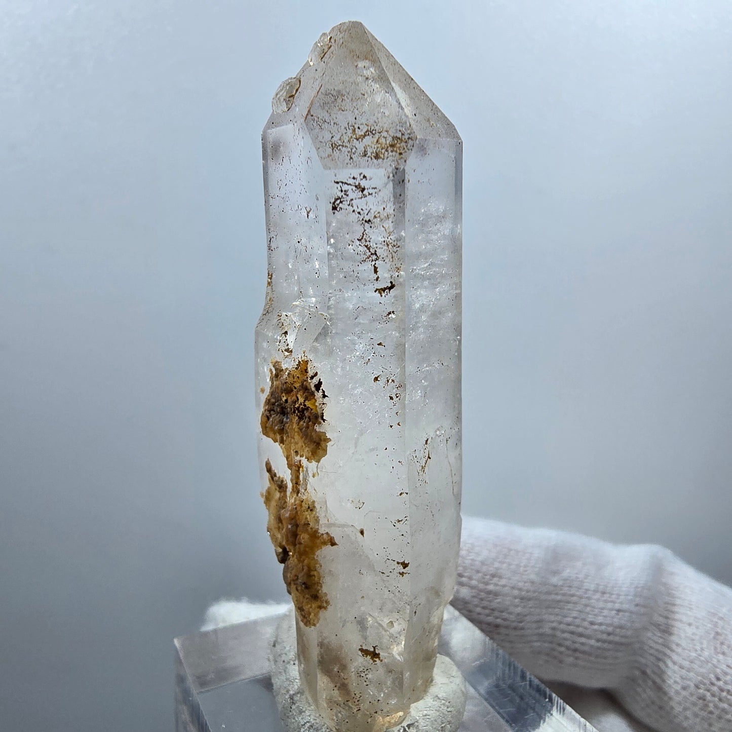 Phantom Skeleton Smoky Quartz DT Scepter Valentine Pocket Goboboseb Namibia 56*20*15mm