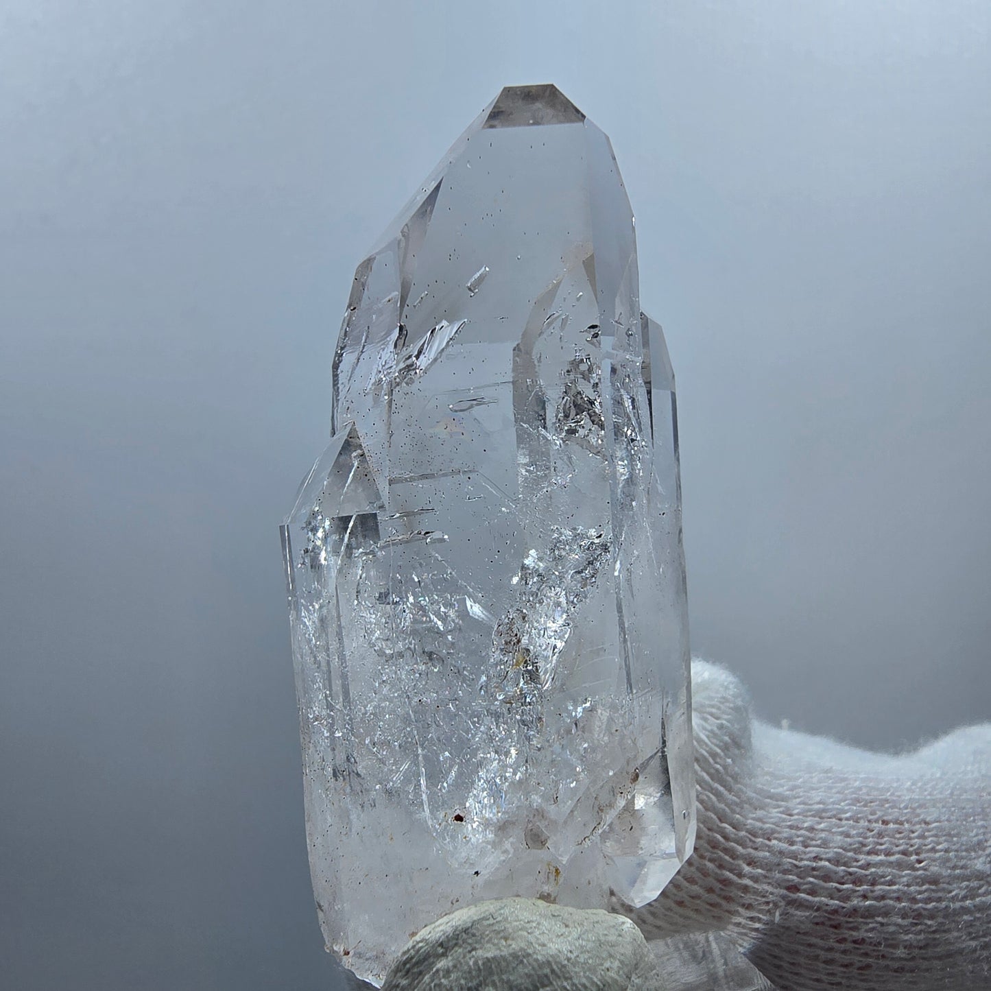 Lemurian Phantom Smoky Quartz DT Scepter Stage Valentine Pocket Goboboseb Namibie 55*24*21mm