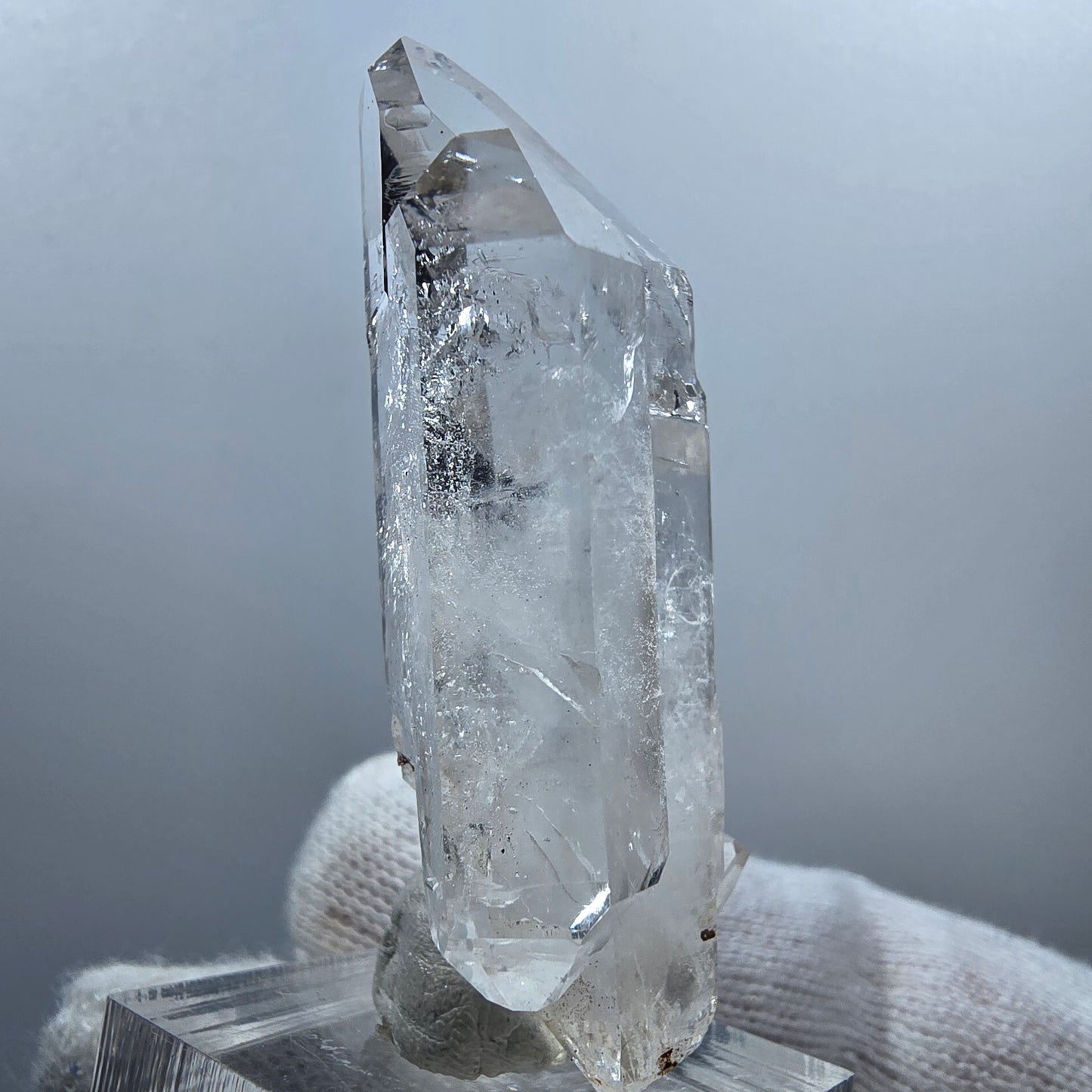 Lemurian Phantom Smoky Quartz DT Scepter Stage Valentine Pocket Goboboseb Namibie 55*24*21mm